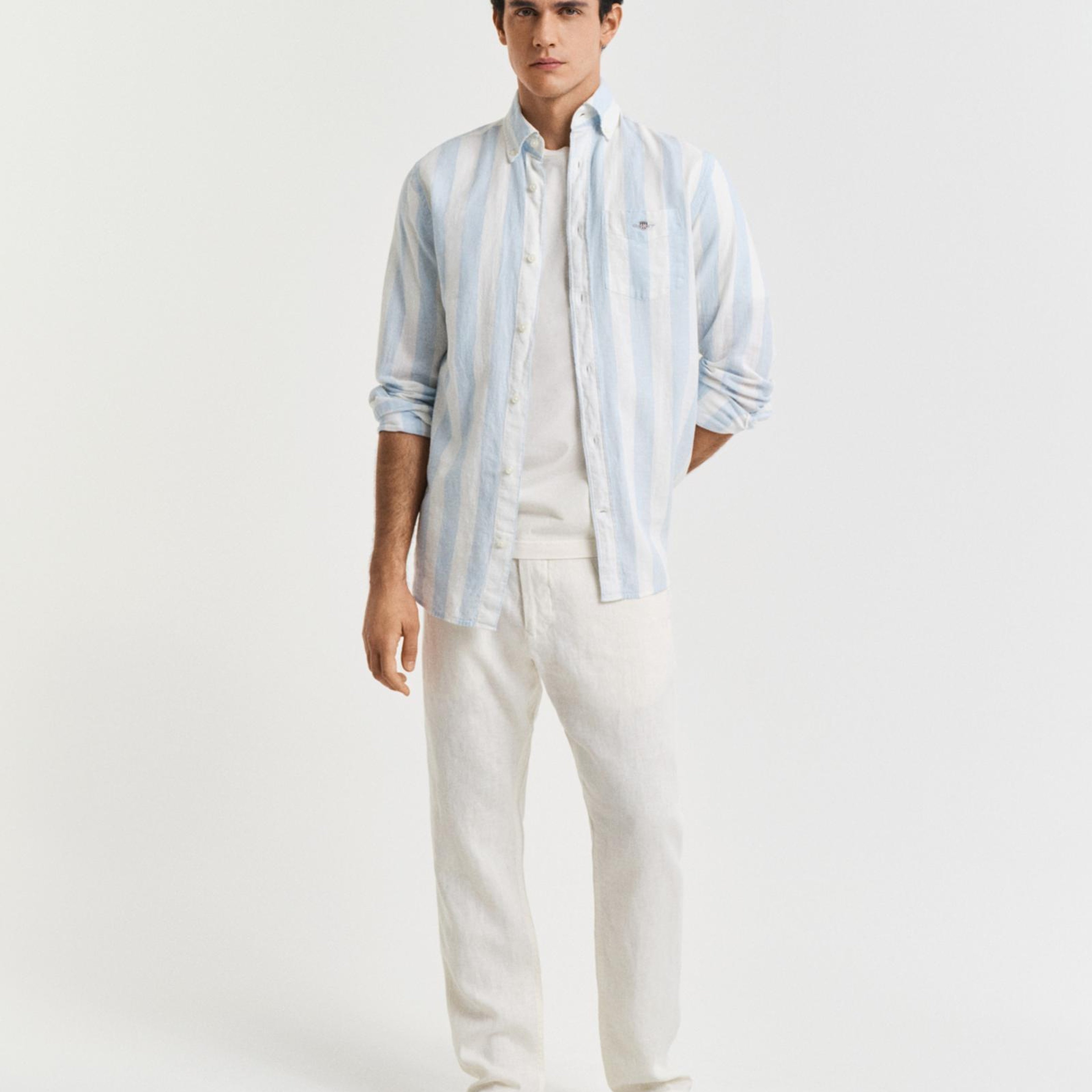 GANT Erkek Krem Relaxed Fit Pantolon