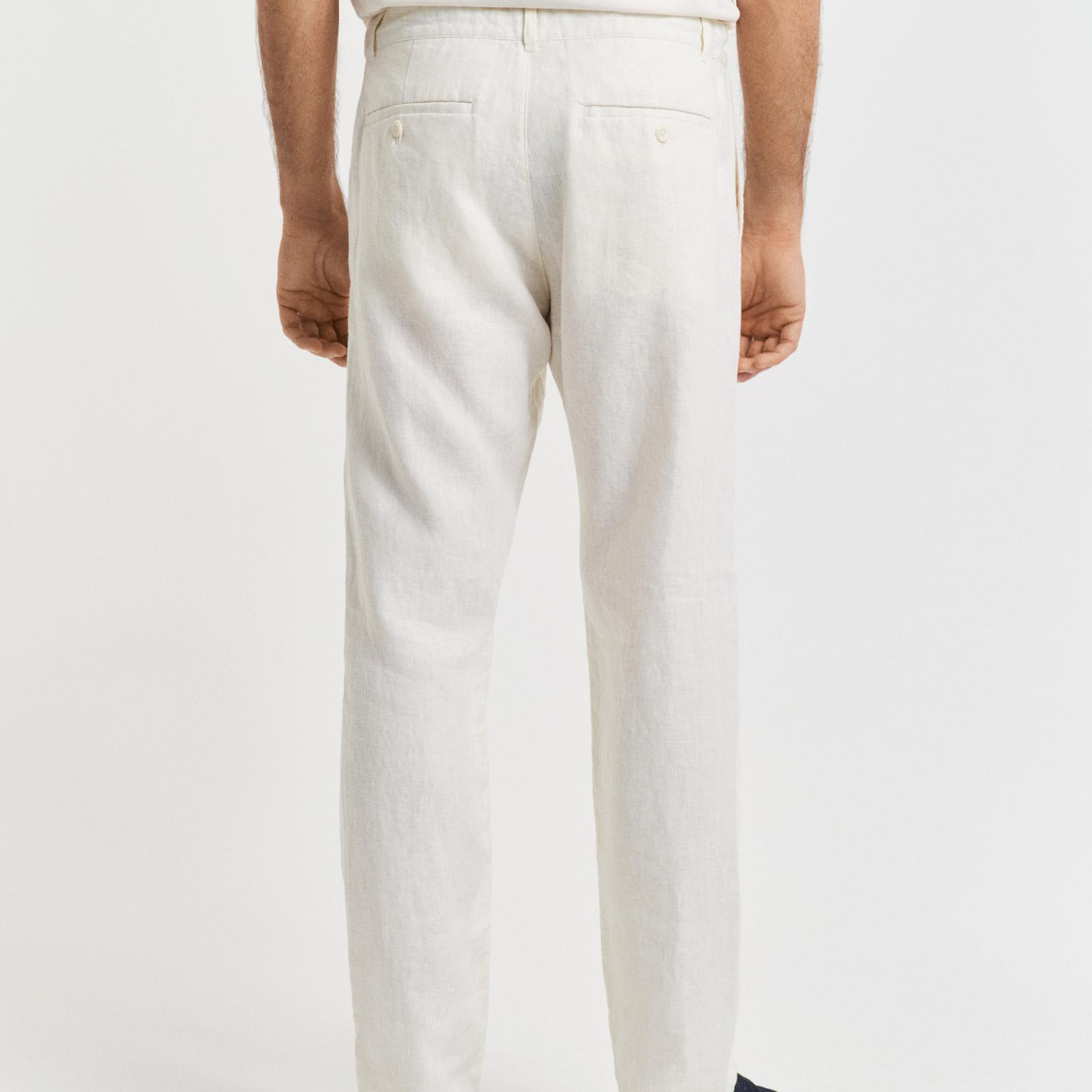 GANT Erkek Krem Relaxed Fit Pantolon