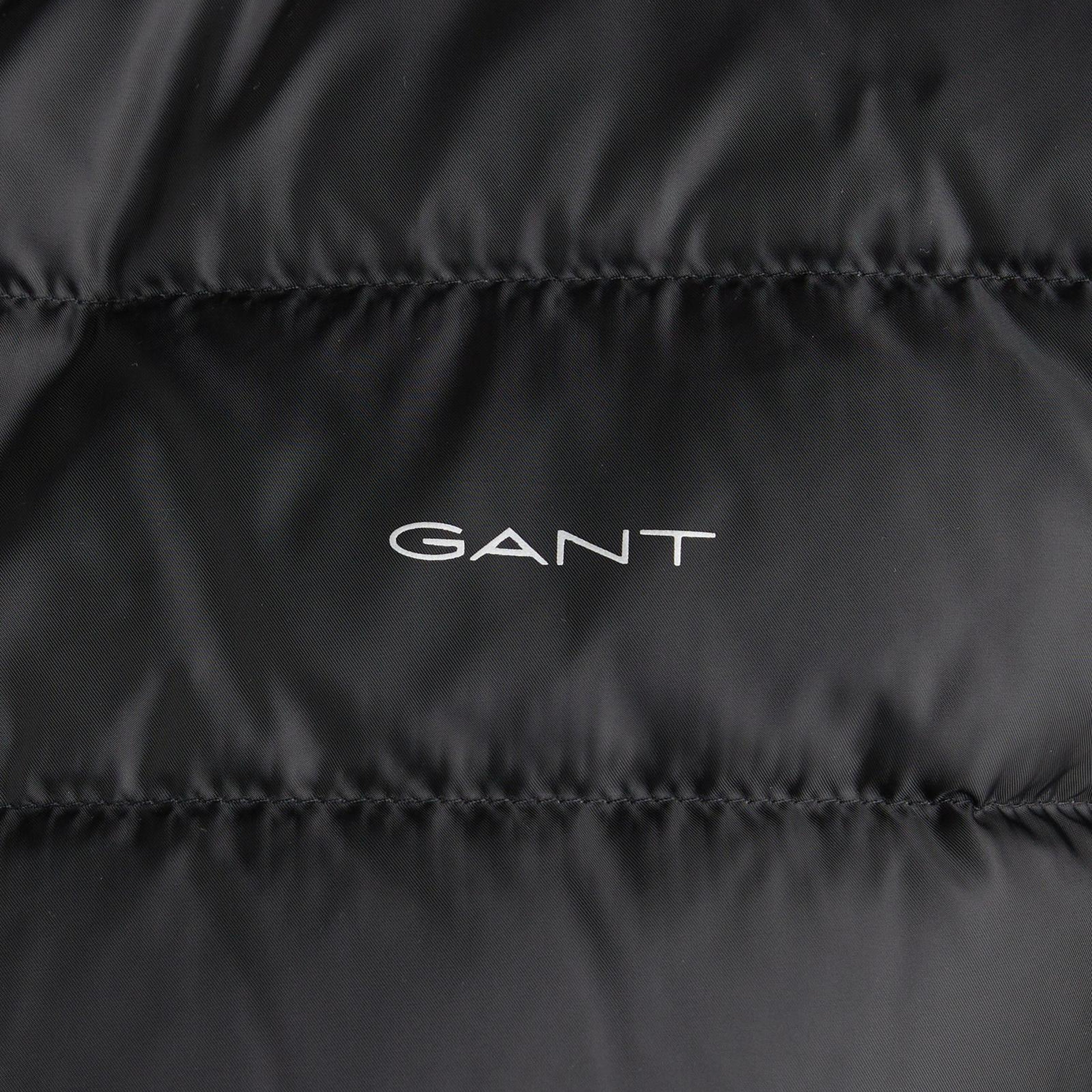 GANT Erkek Siyah Regular Fit Dik Yaka Kaz Tüyü Yelek