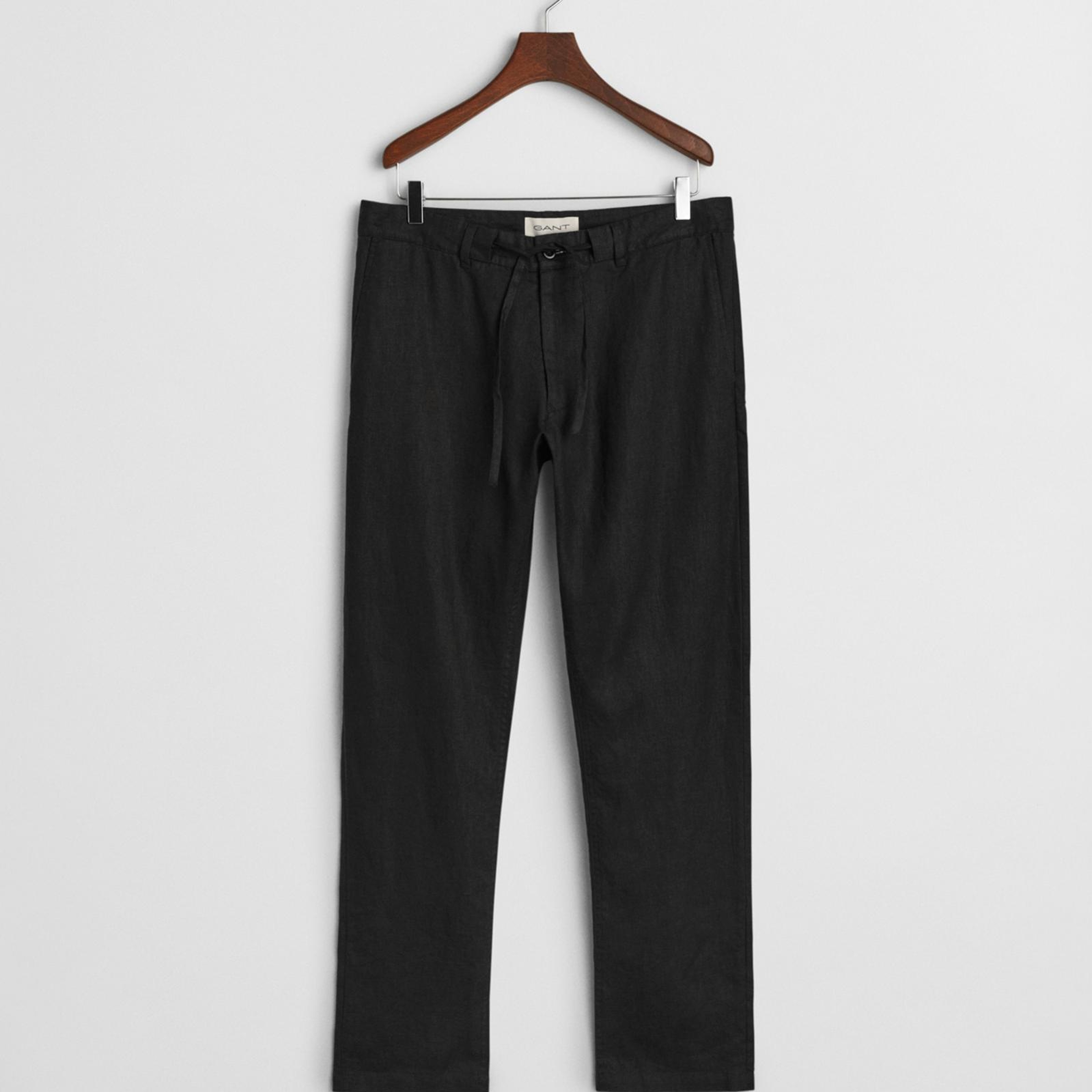 GANT Erkek Siyah Relaxed Fit Pantolon