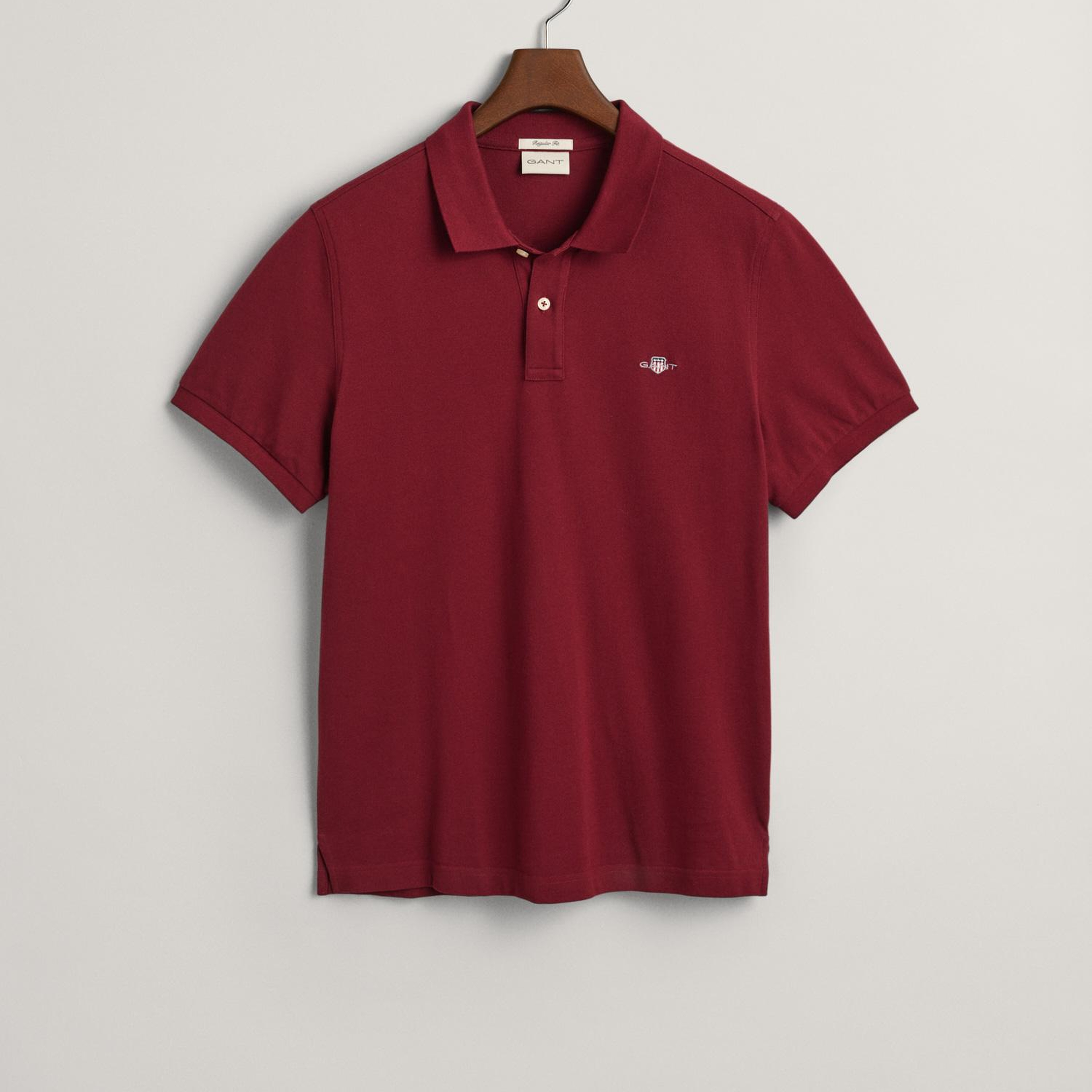 GANT Erkek Bordo Regular Fit Polo