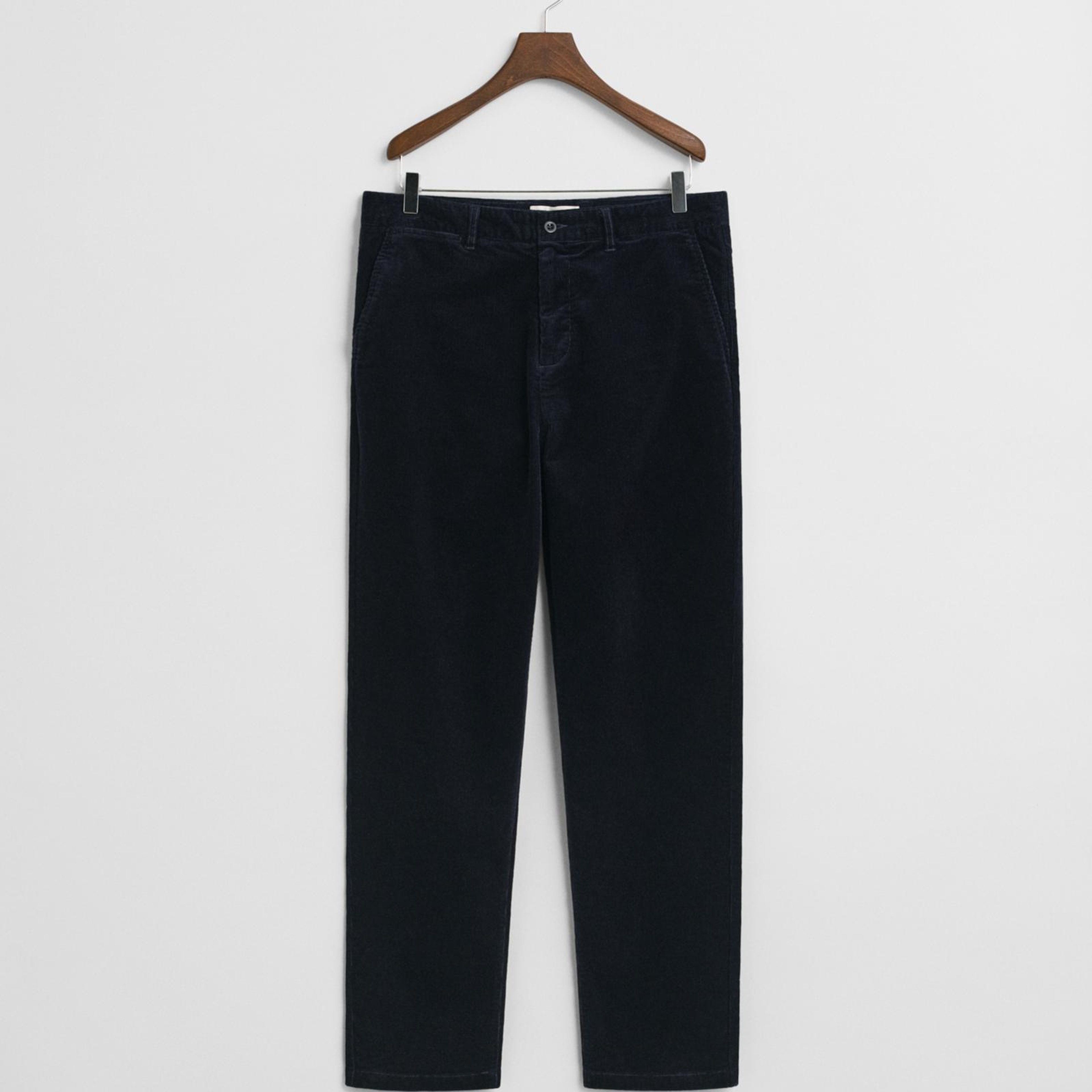 GANT Erkek Lacivert Regular Fit Cord Chino Pantolon