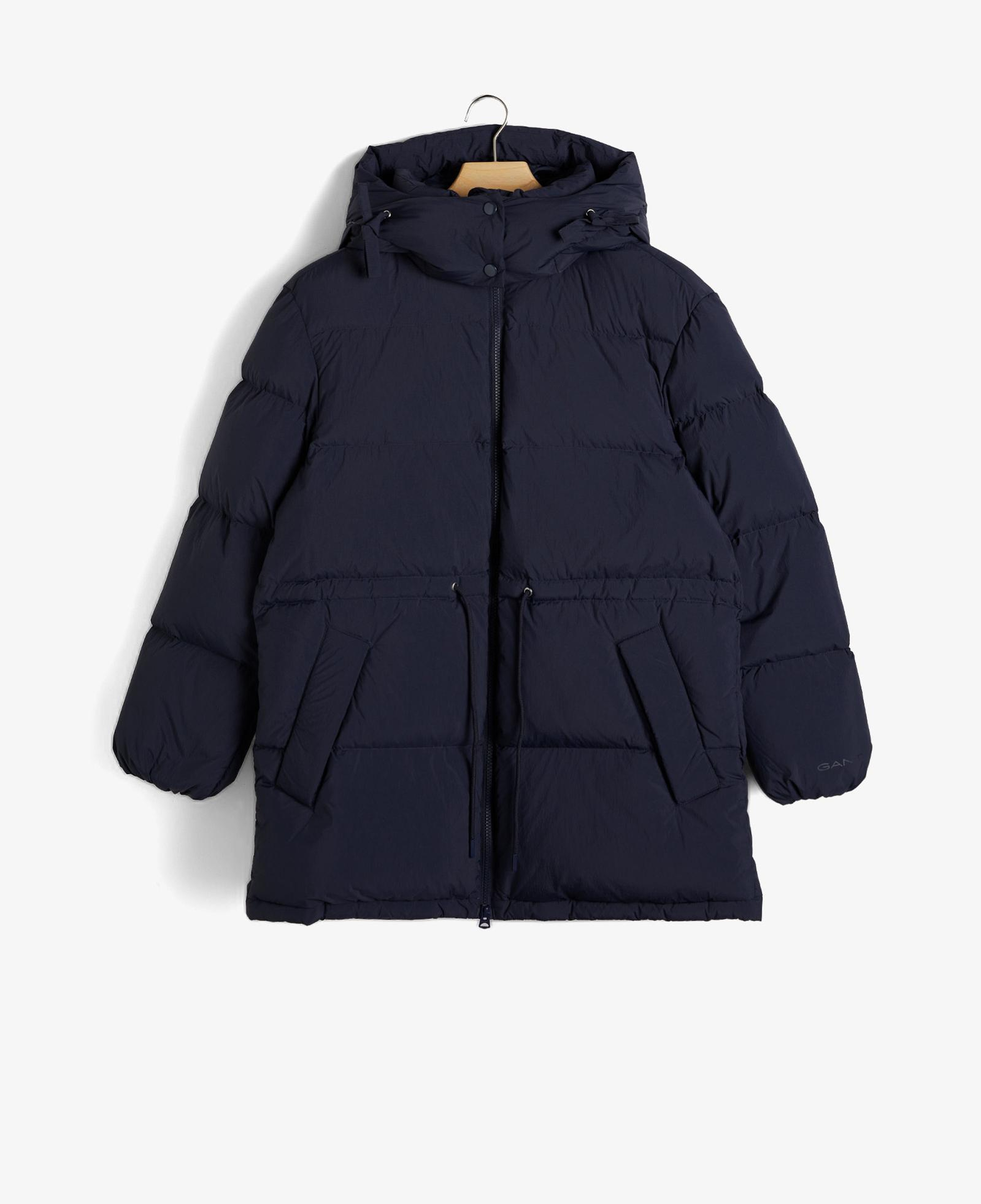 GANT Kadın Lacivert Kapüşonlu Kapitone Mont