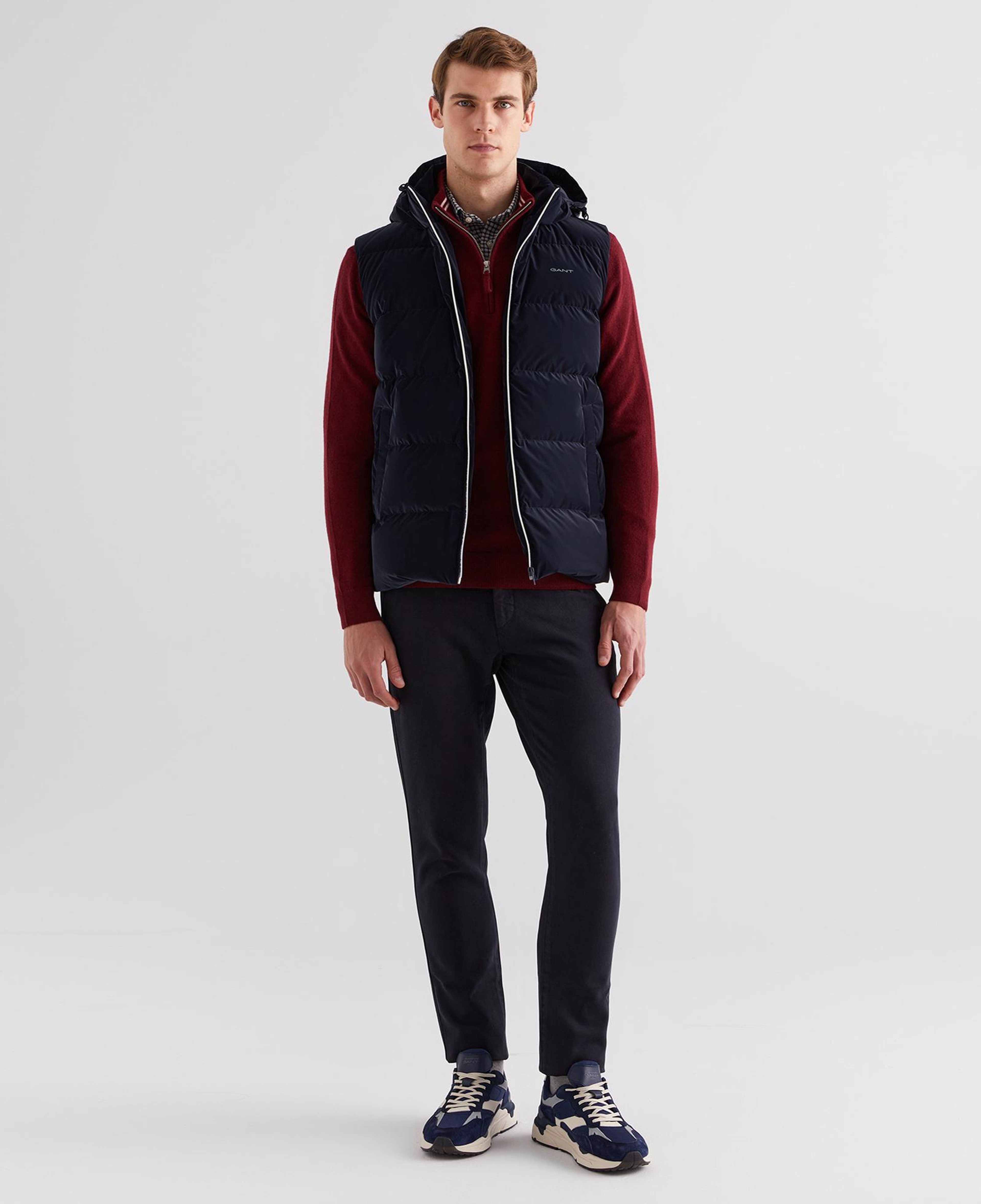 GANT Erkek Lacivert Kapüşonlu Yelek