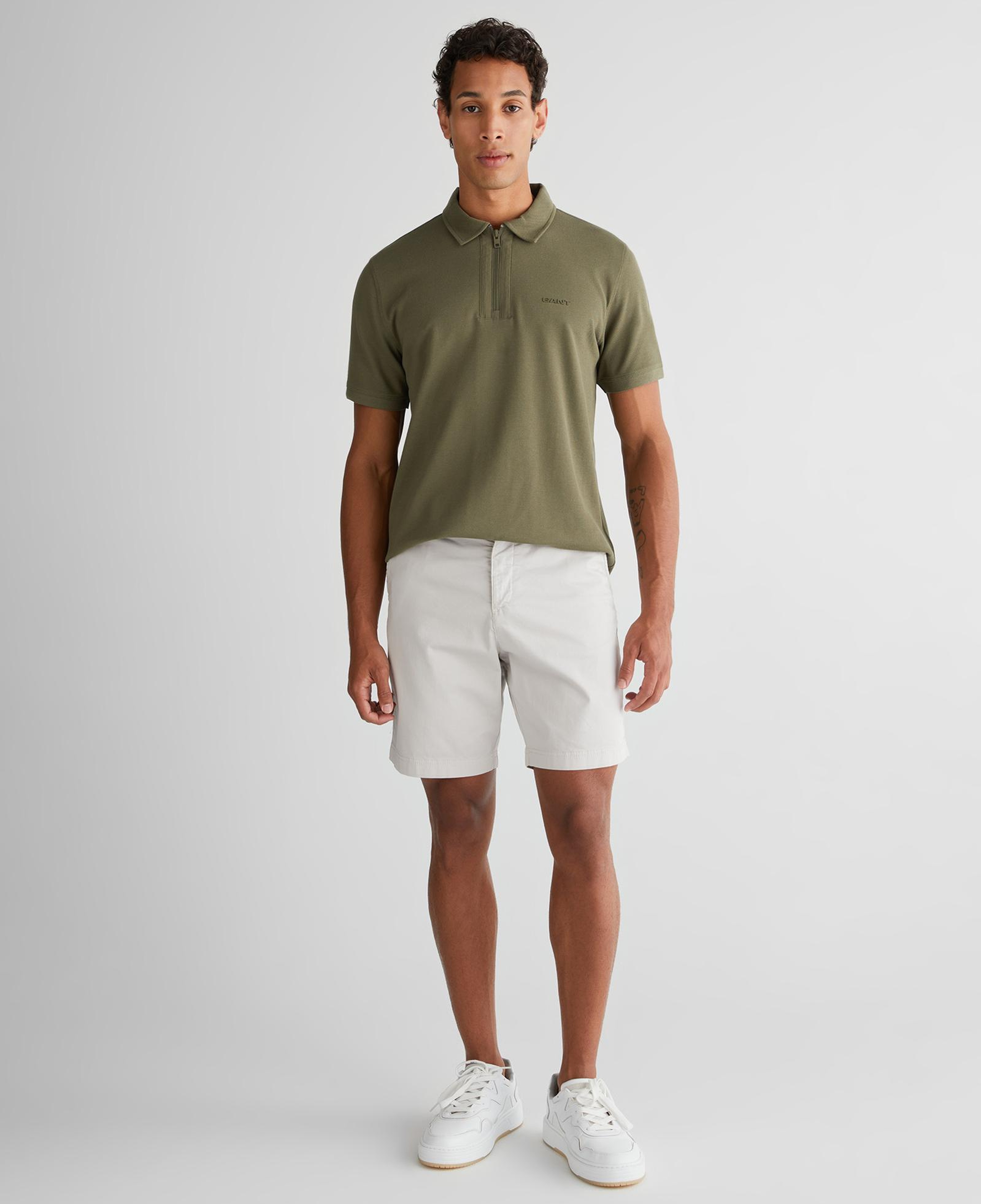 GANT Erkek Yeşil Regular Fit Logolu Polo