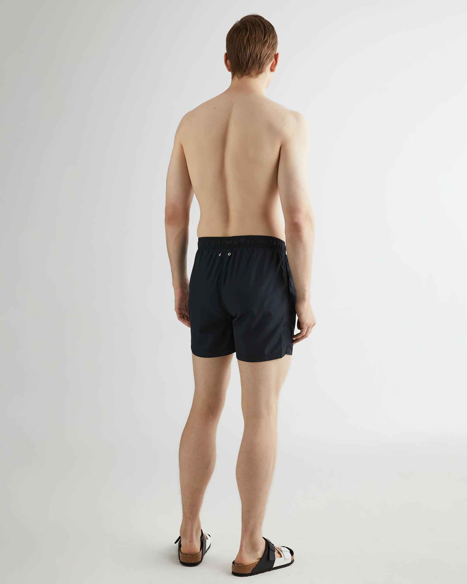 GANT Erkek Siyah Regular Fit Logolu Mayo Şort