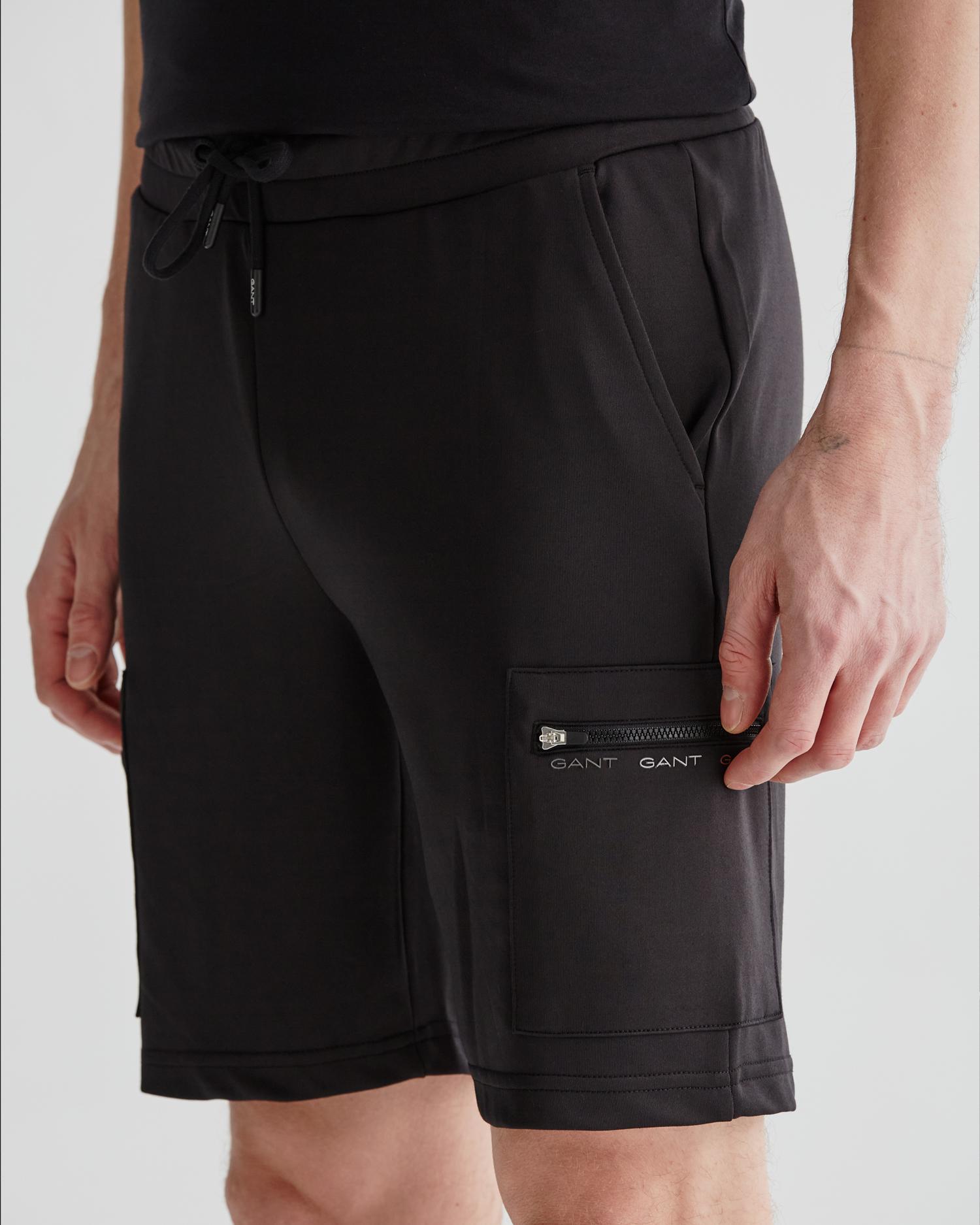 GANT Erkek Siyah Regular Fit Şort