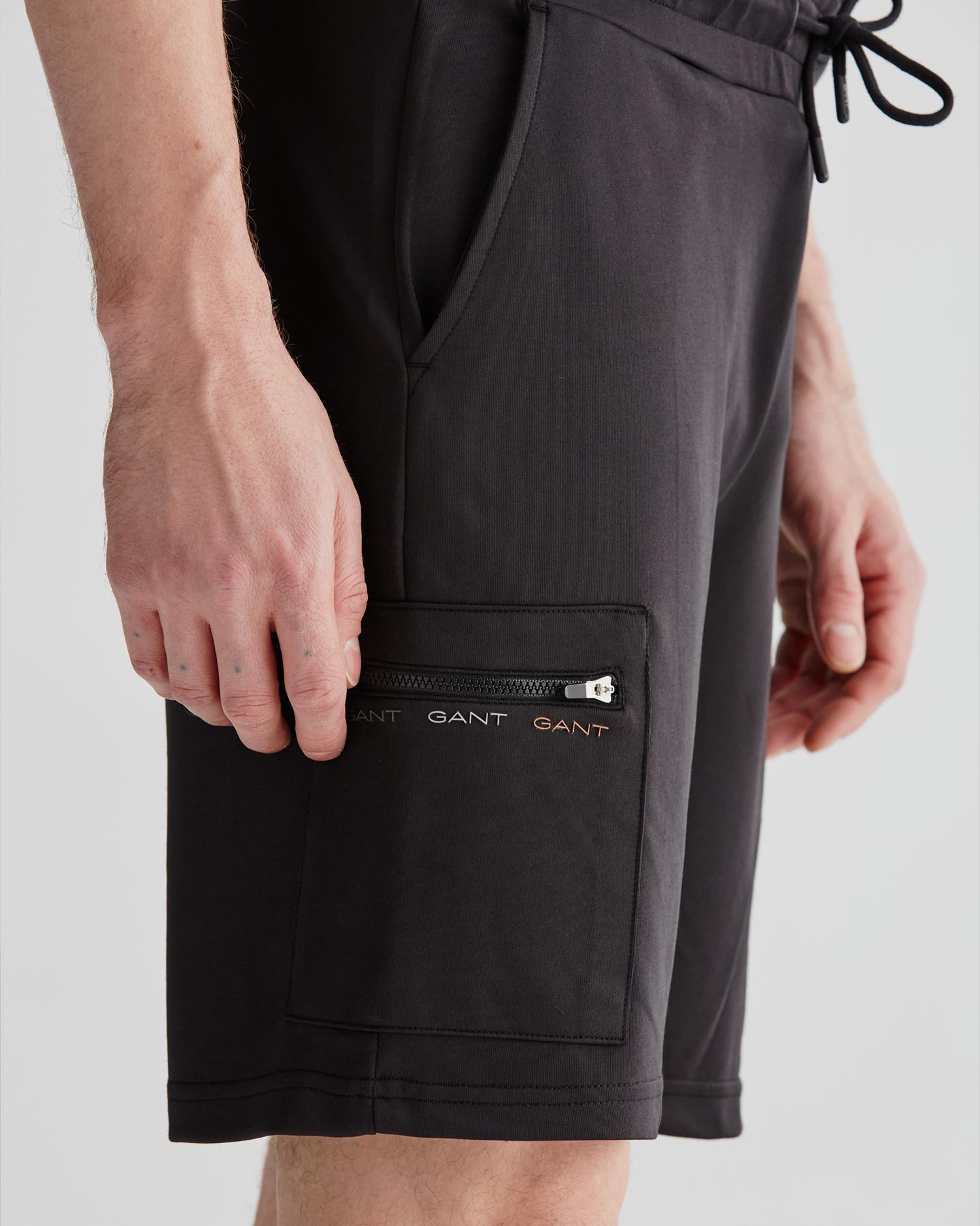 GANT Erkek Siyah Regular Fit Şort