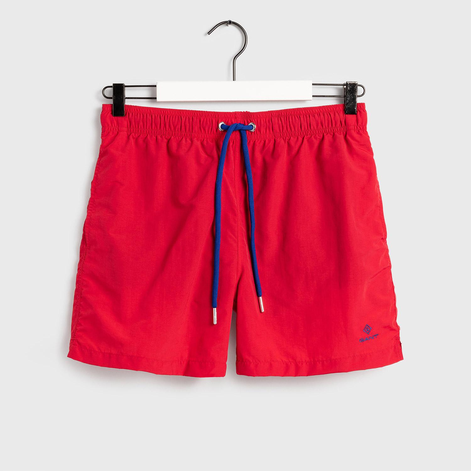 GANT Erkek Kırmızı Mayo Şort