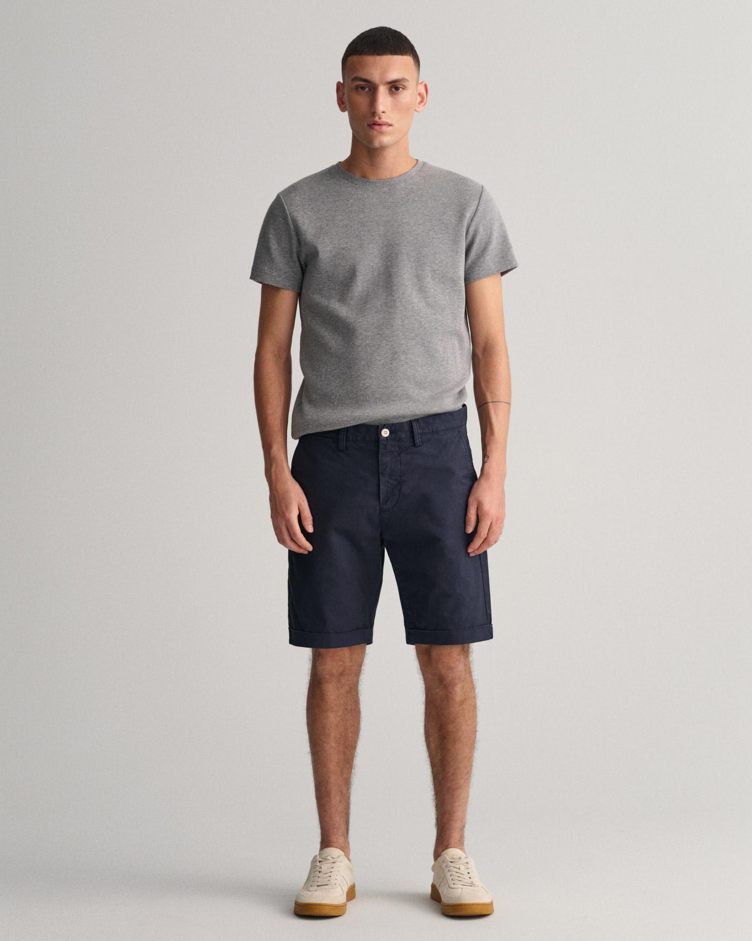 GANT Erkek Lacivert Regular Fit Şort