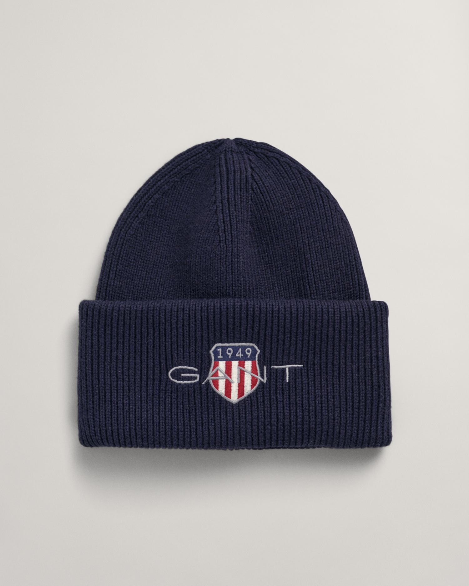 GANT Unisex Lacivert Logolu Bere
