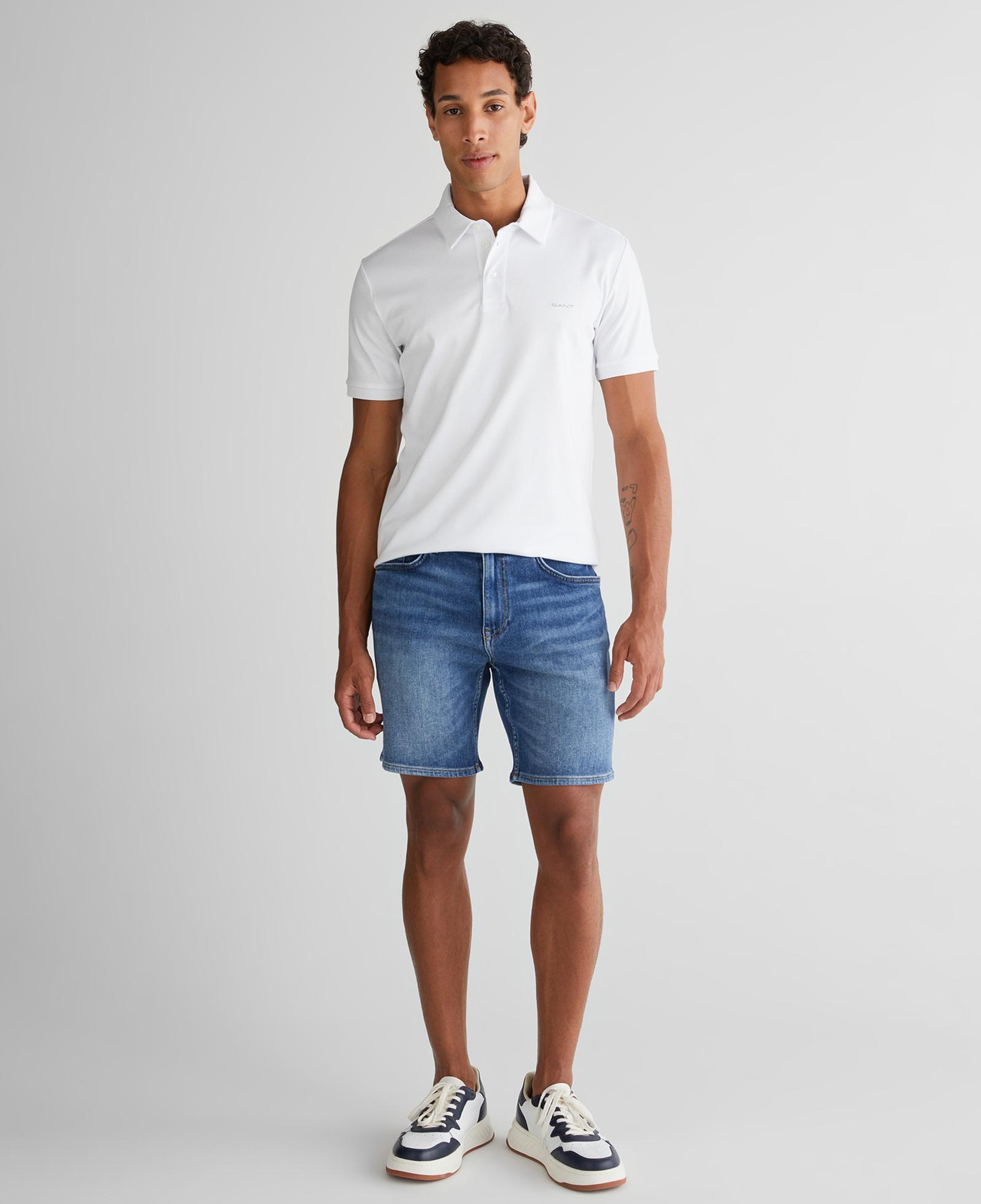 GANT Erkek Mavi Regular Fit Şort