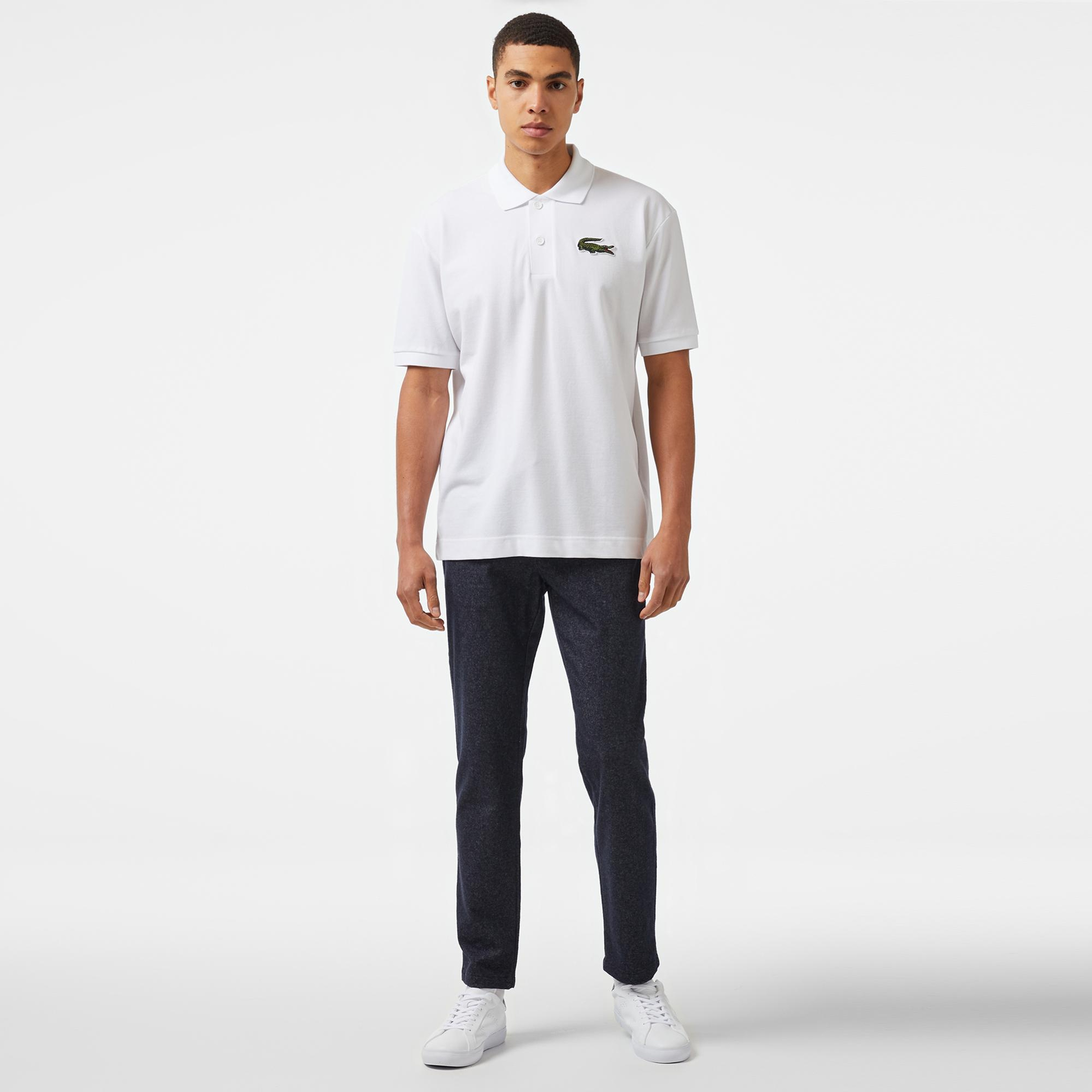 Erkek Tapered Fit Chino Lacivert Pantolon