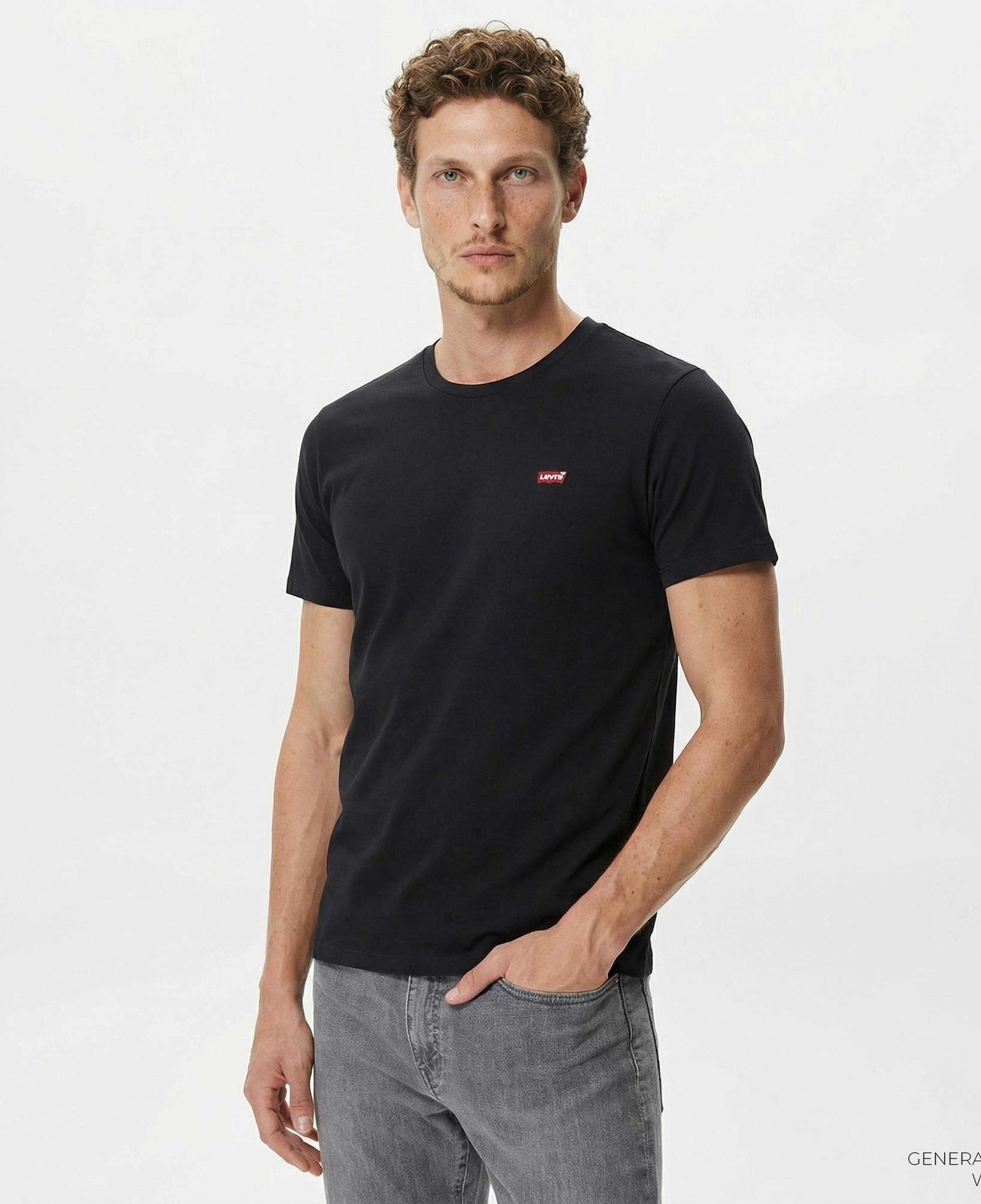 Levi's Origina Erkek Siyah T-Shirt