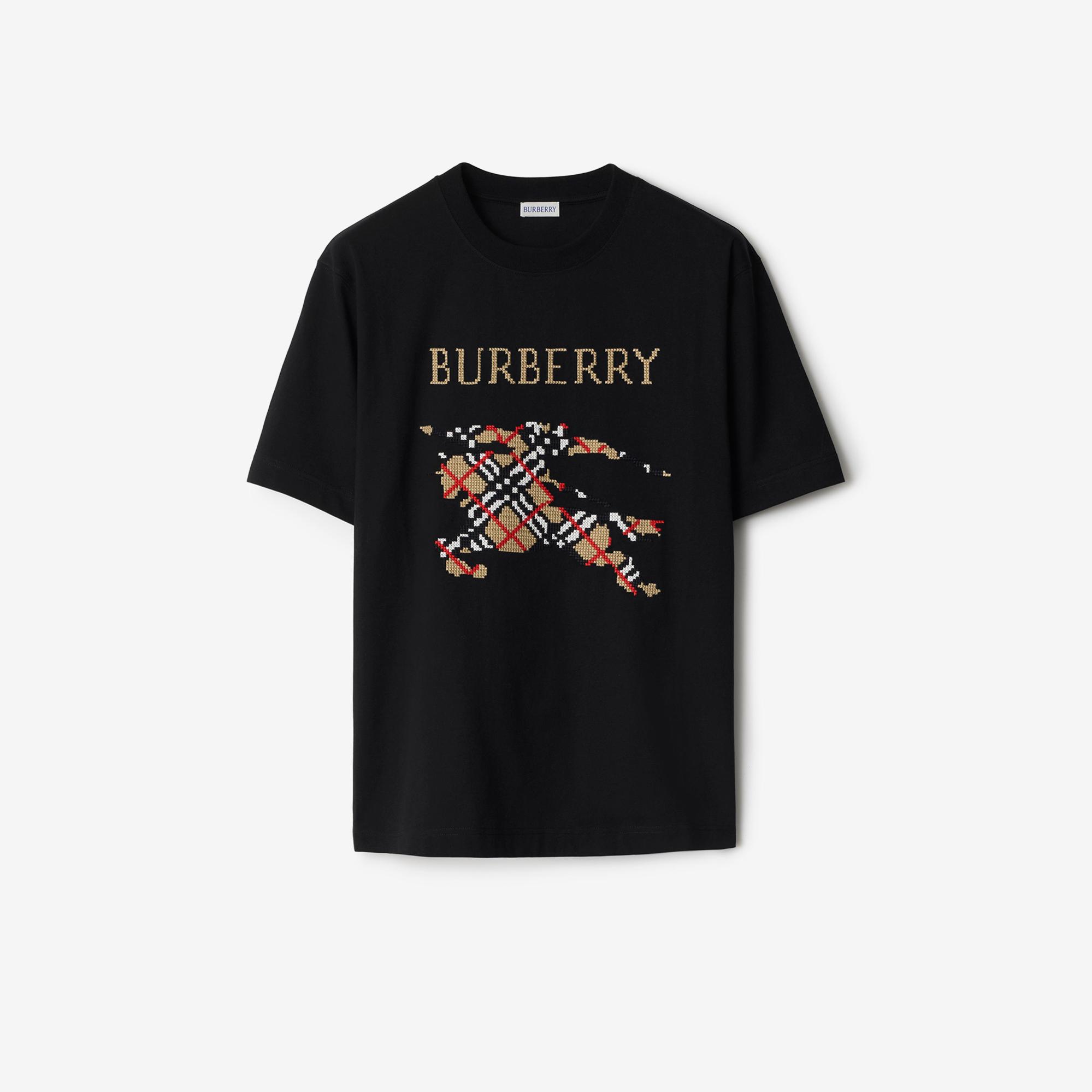 Burberry Erkek Siyah T-Shirt