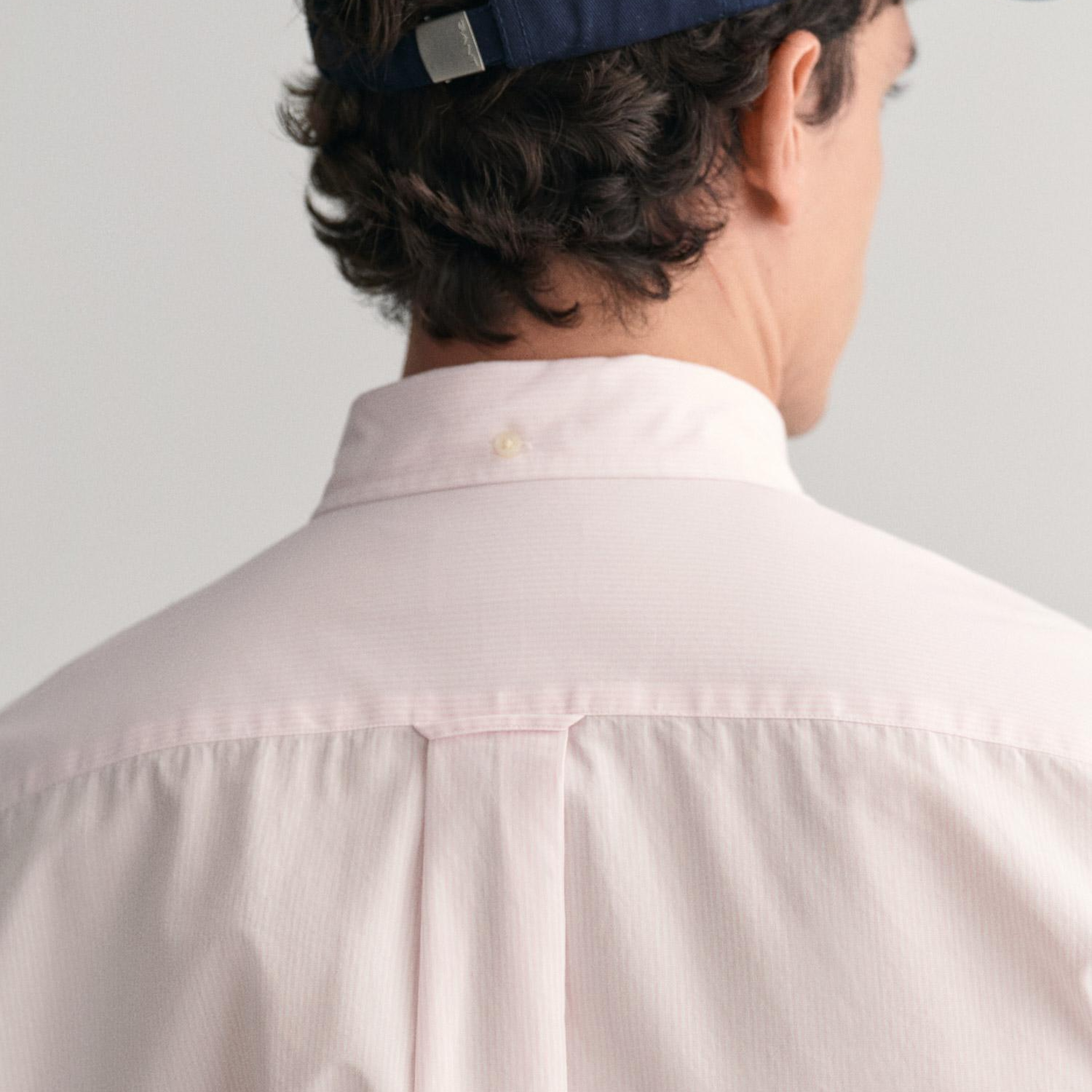 GANT Erkek Pembe Regular Fit Çizgili Düğmeli Yaka Gömlek