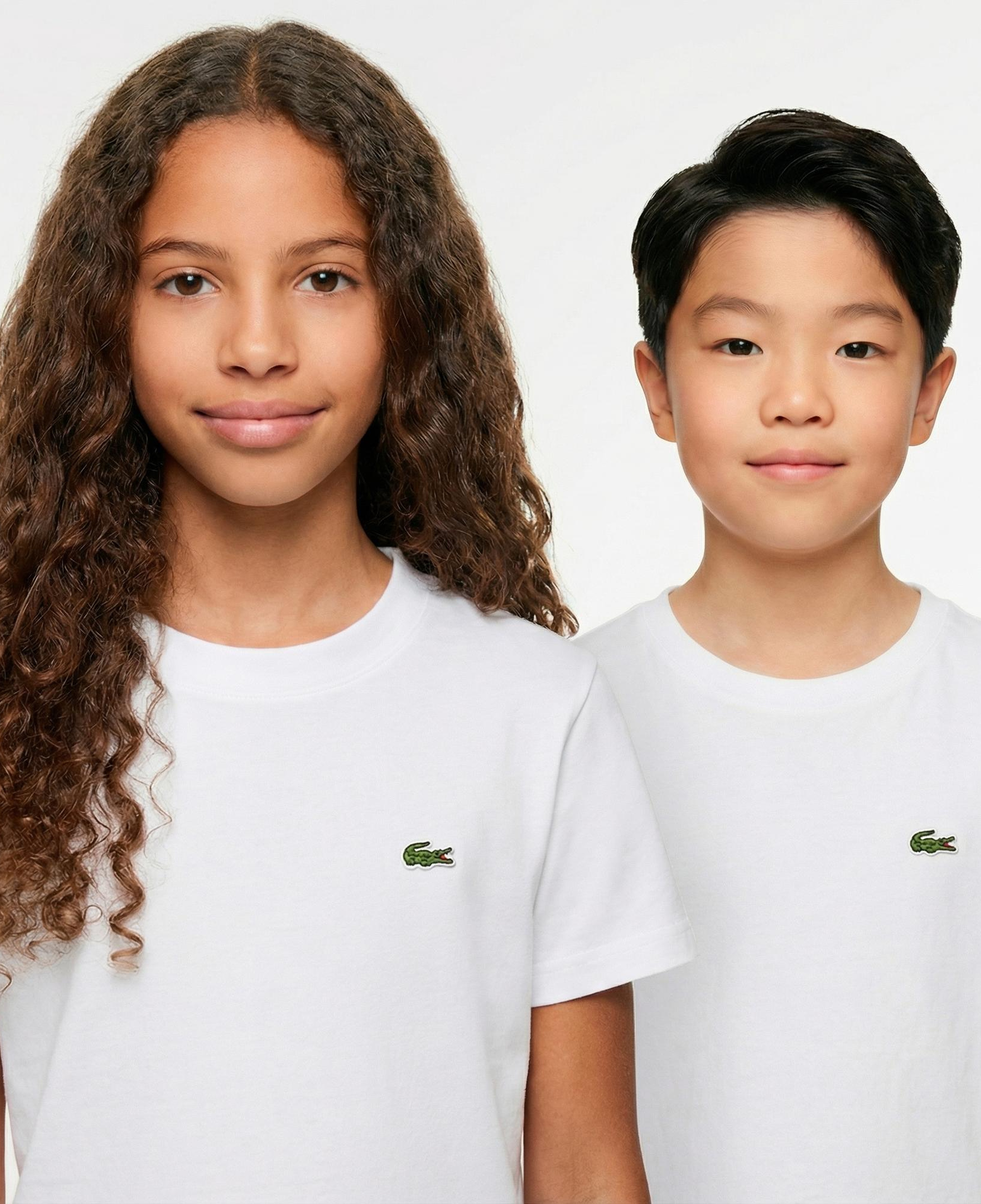 Lacoste Çocuk Bisiklet Yaka Beyaz T-Shirt