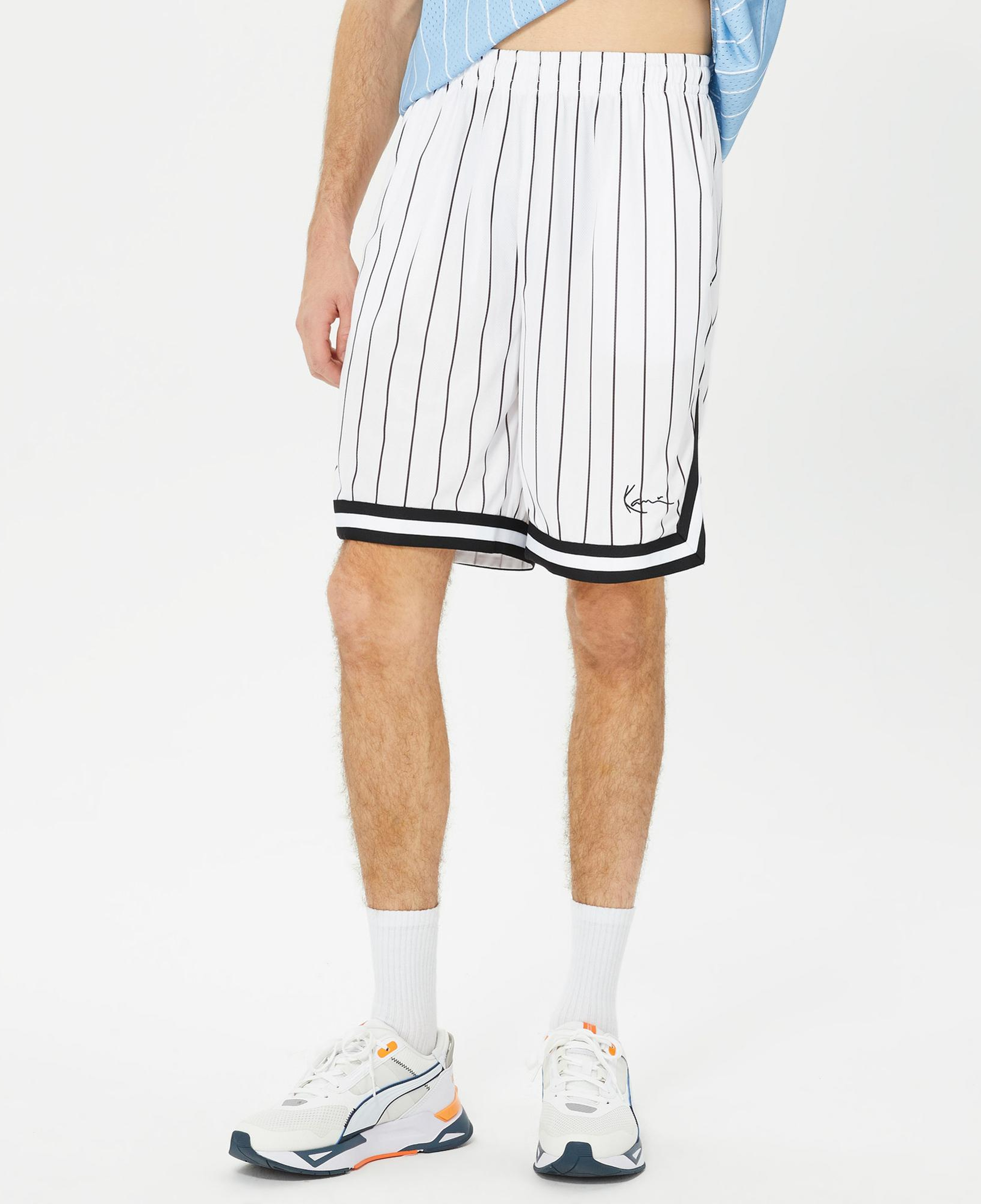 Karl Kani Small Signature Beyaz Erkek Şort