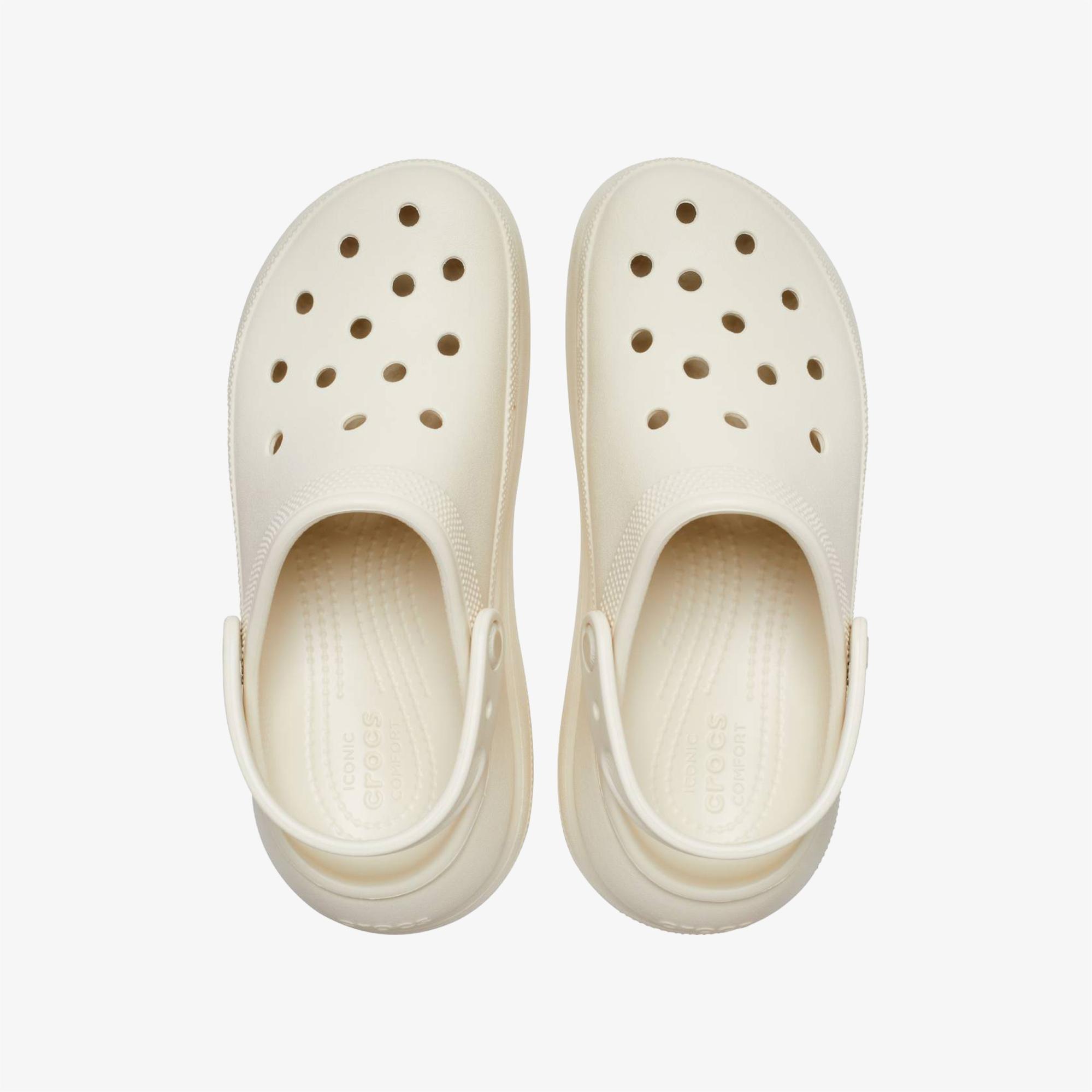 Crocs Classic Crush Clog Kadın Krem Terlik