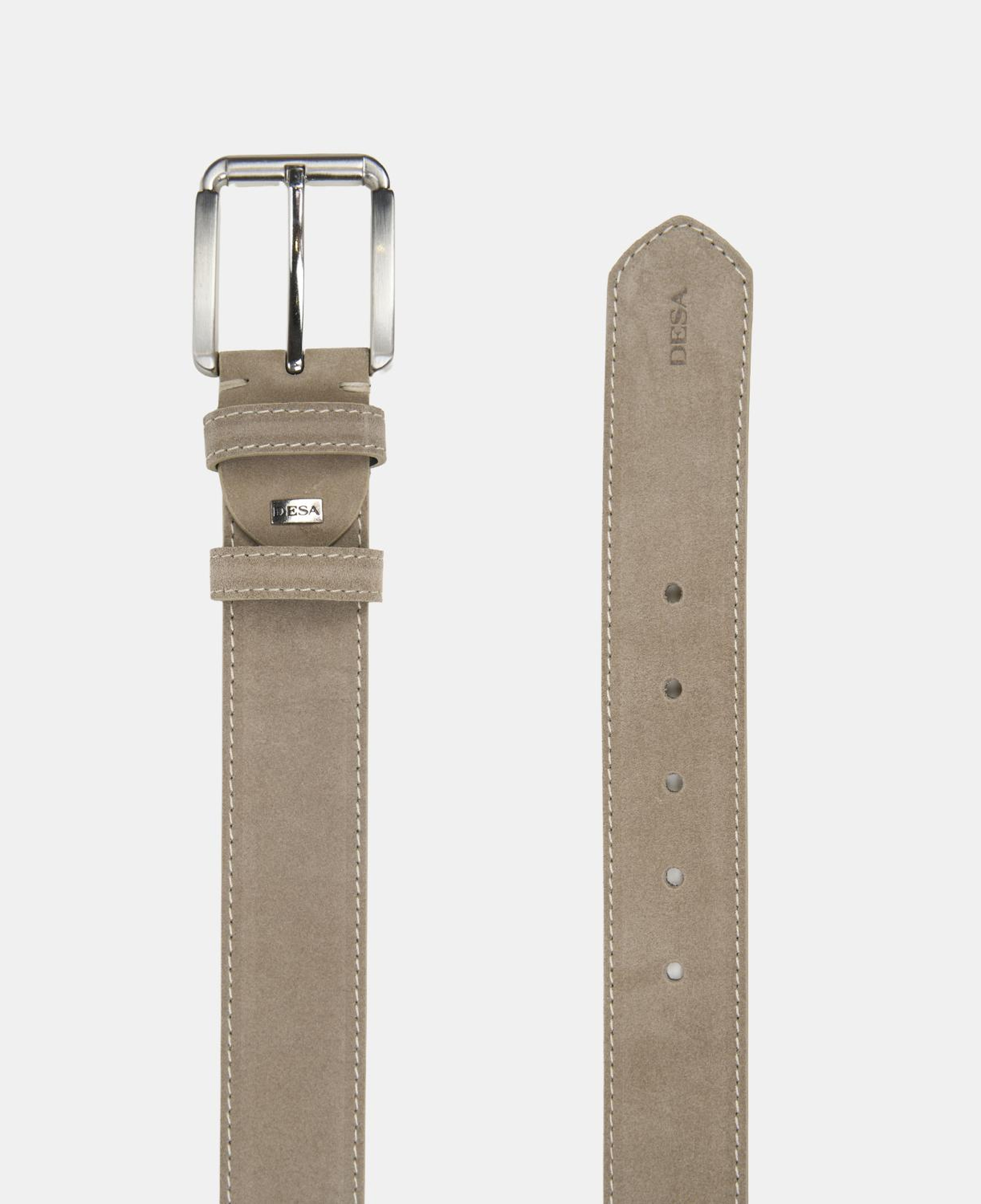 Erkek Vizon Süet Deri Spor Kemer