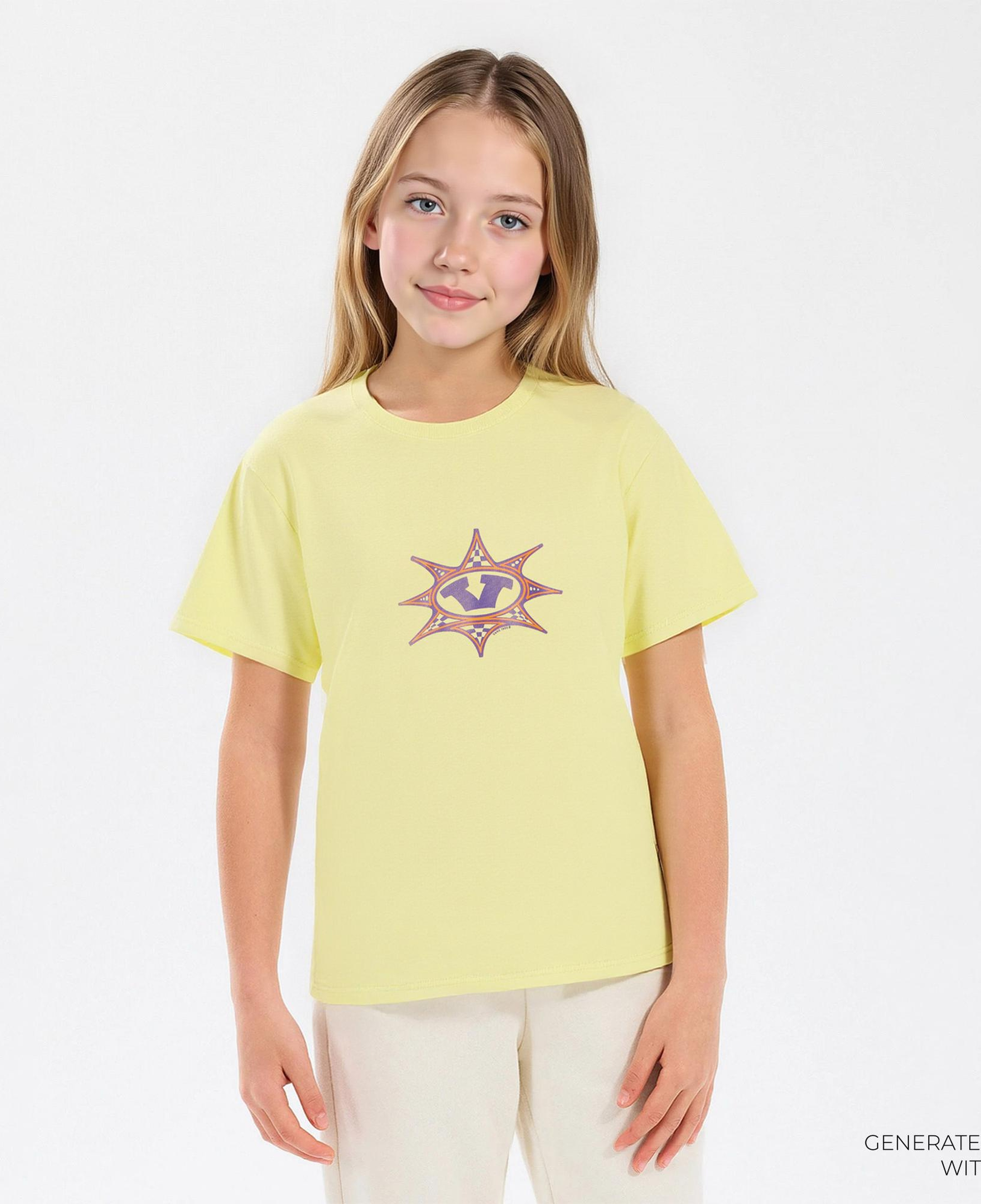 Vans Star Checker Ss Çocuk Sarı T-Shirt