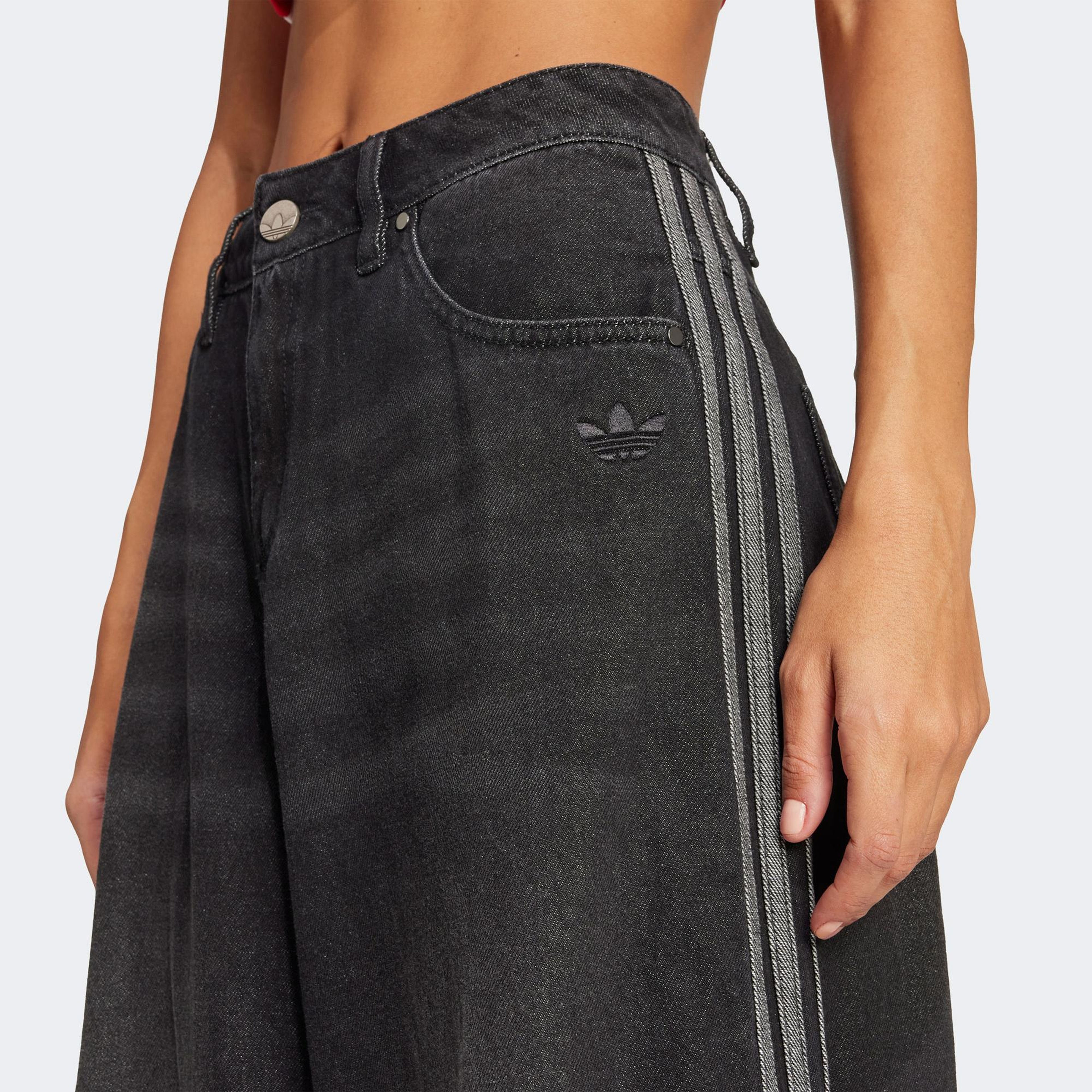 adidas Adicolor Denim Adilenum Kadın Siyah Pantolon