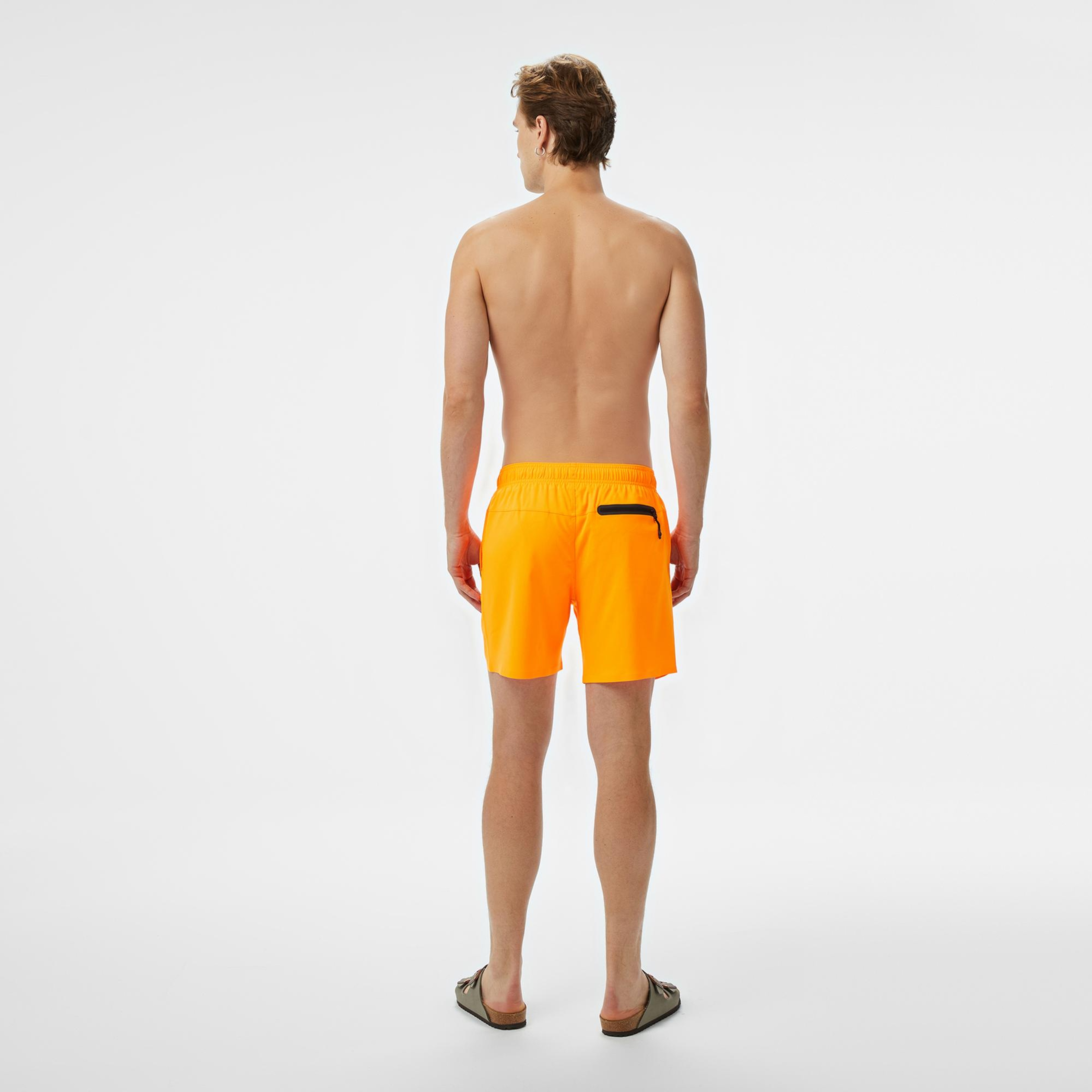 Puma Medium Length Erkek Turuncu Deniz Şortu