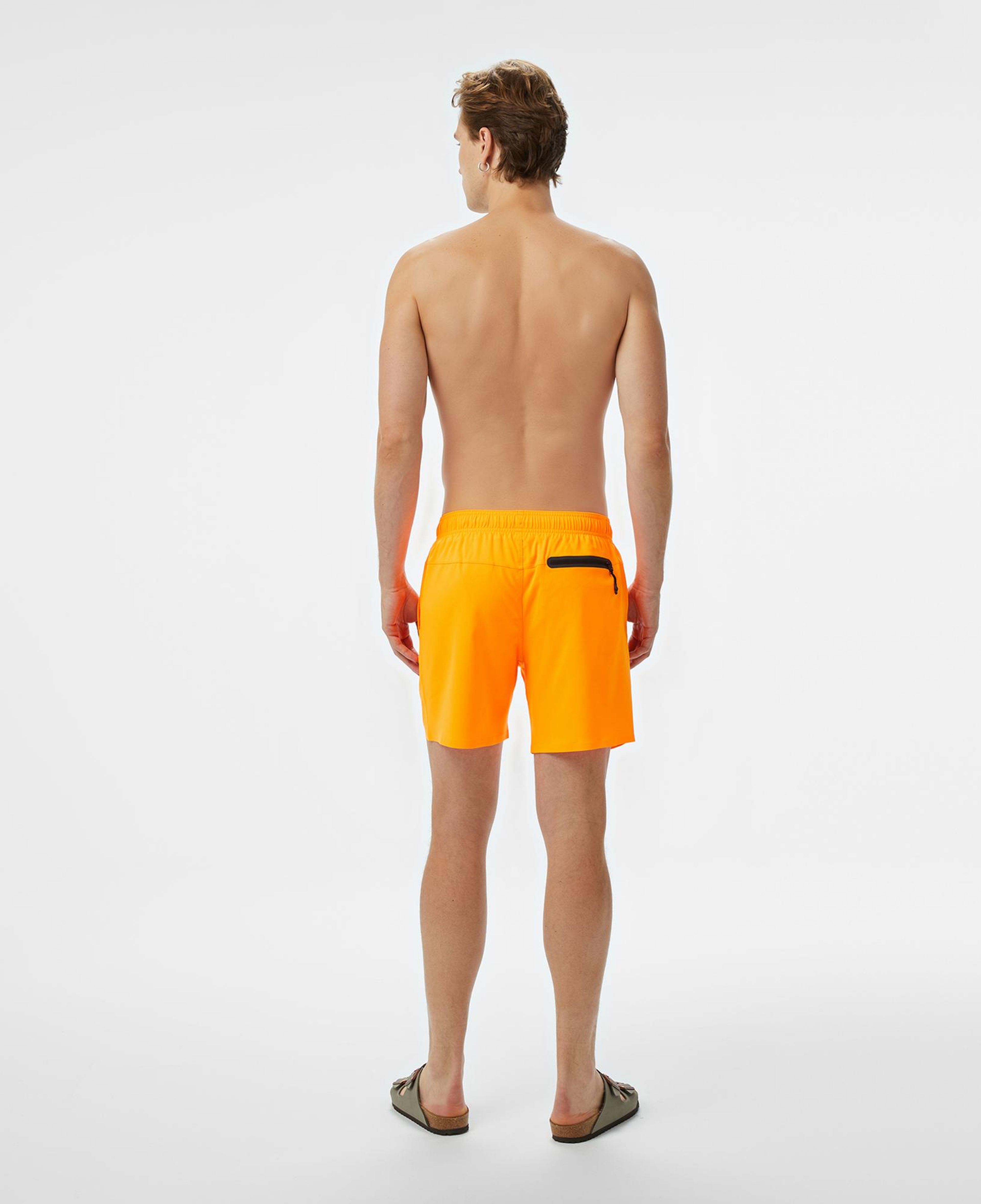 Puma Medium Length Erkek Turuncu Deniz Şortu