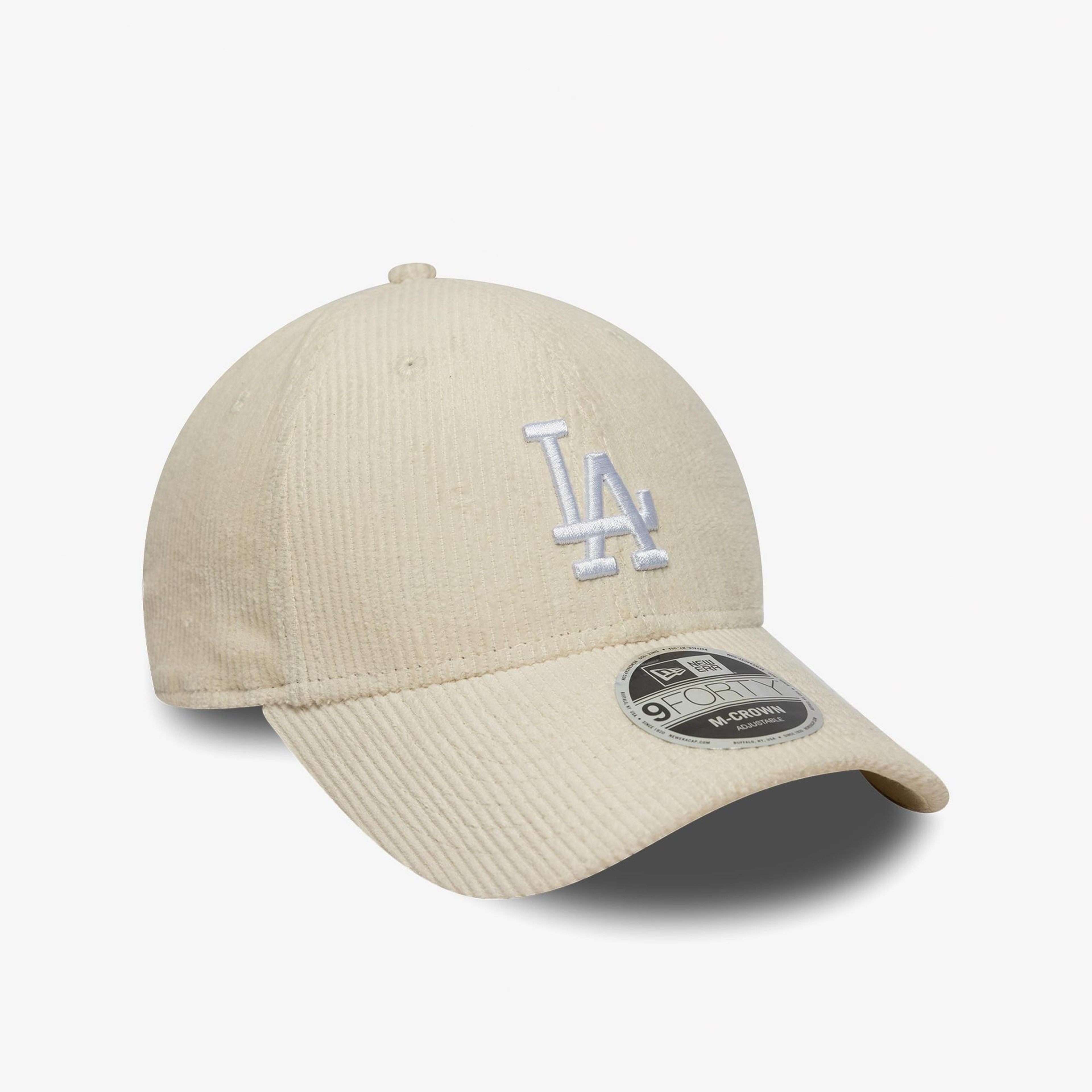 New Era LA Dodgers Cord 9Forty Unisex Bej Şapka