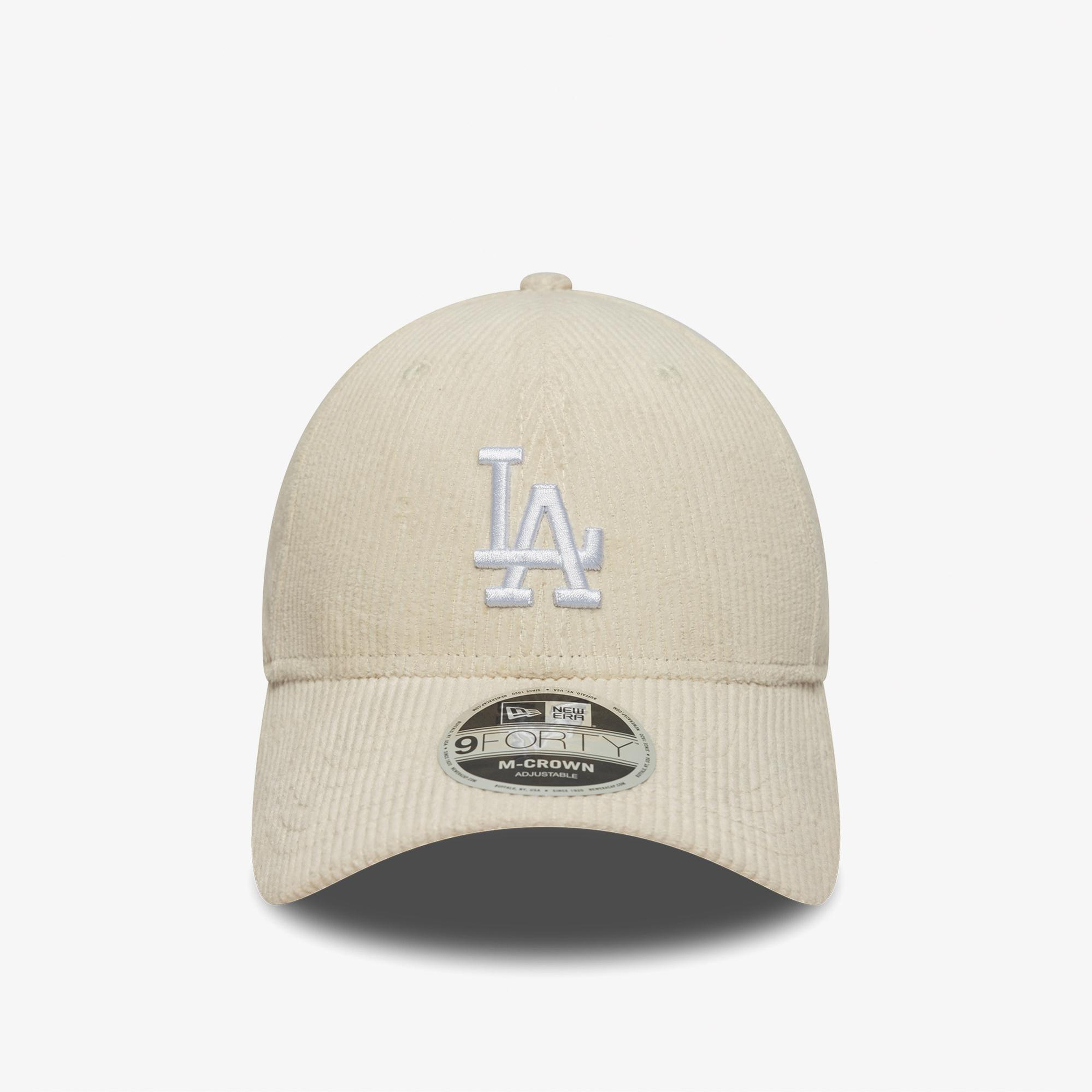 New Era LA Dodgers Cord 9Forty Unisex Bej Şapka