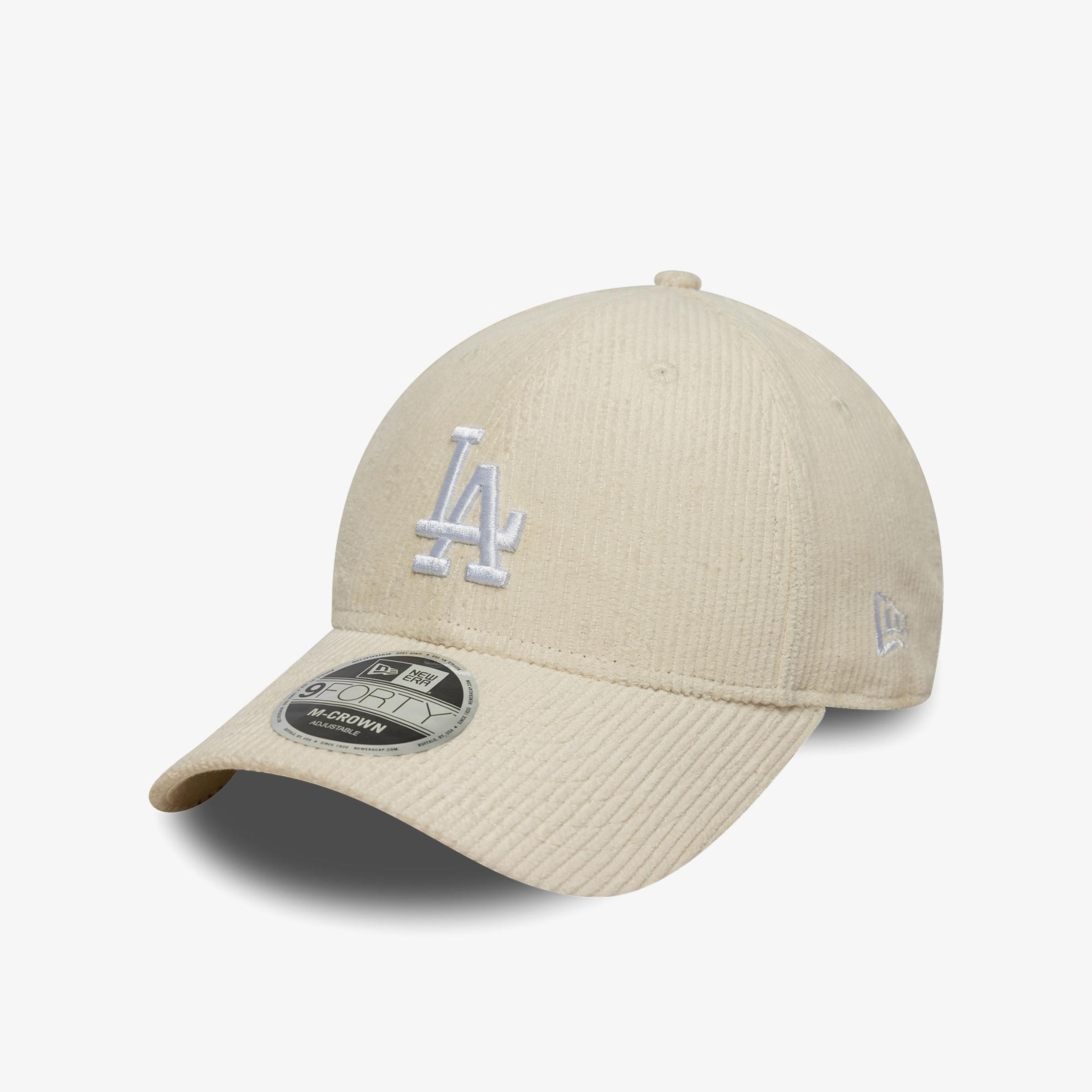 New Era LA Dodgers Cord 9Forty Unisex Bej Şapka