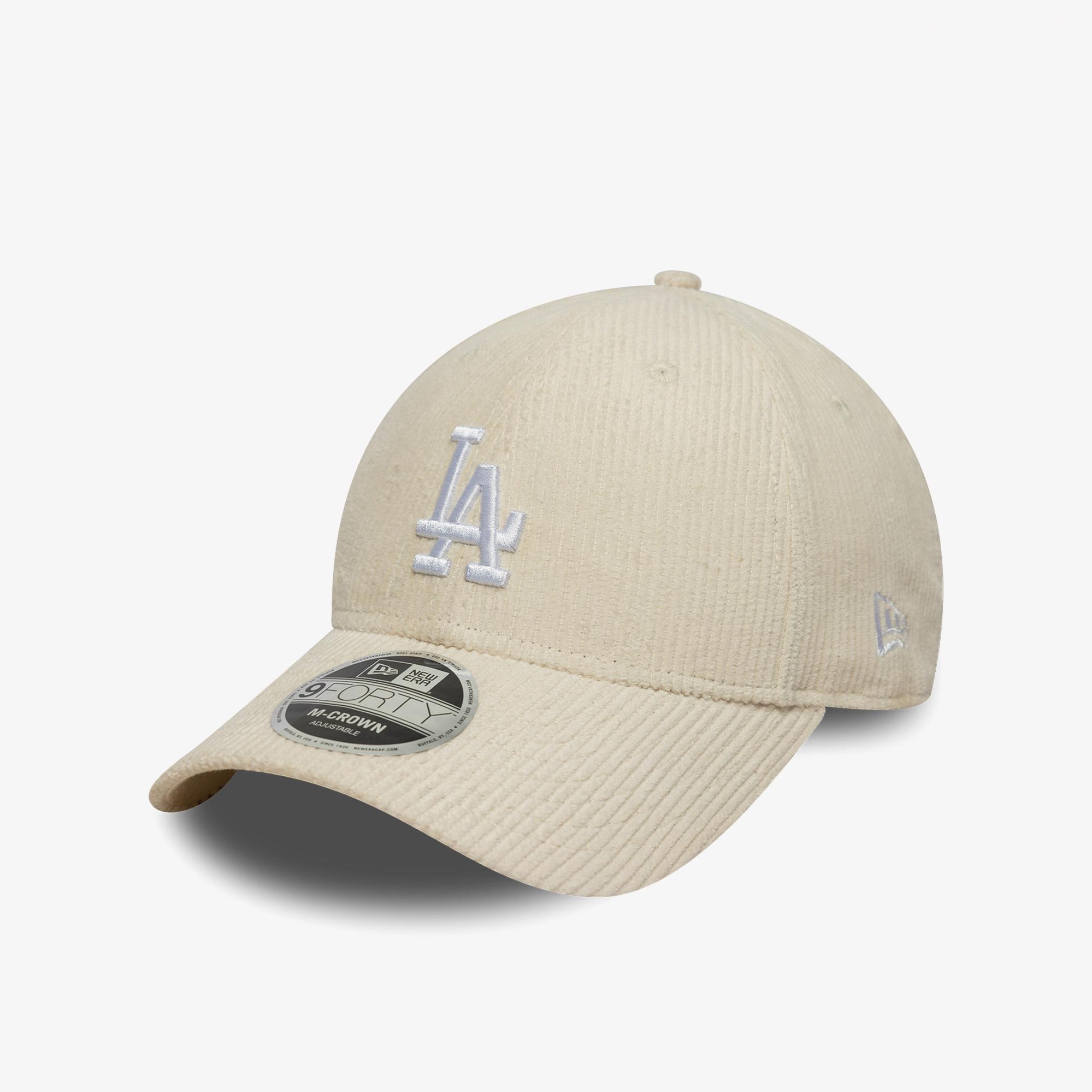 New Era LA Dodgers Cord 9Forty Unisex Bej Şapka