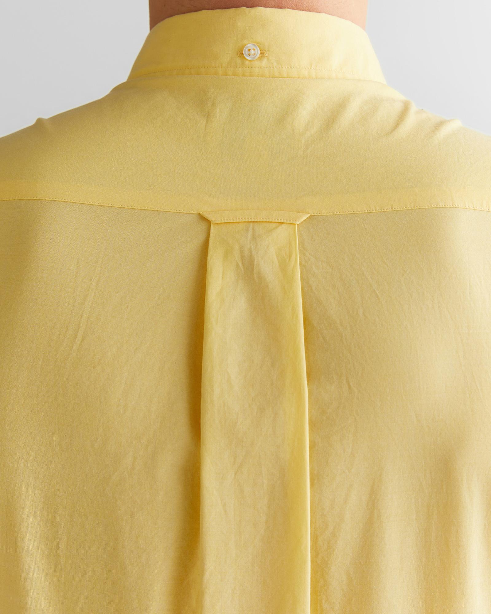 GANT Erkek Sarı Regular Fit Düğmeli Yaka Poplin Gömlek