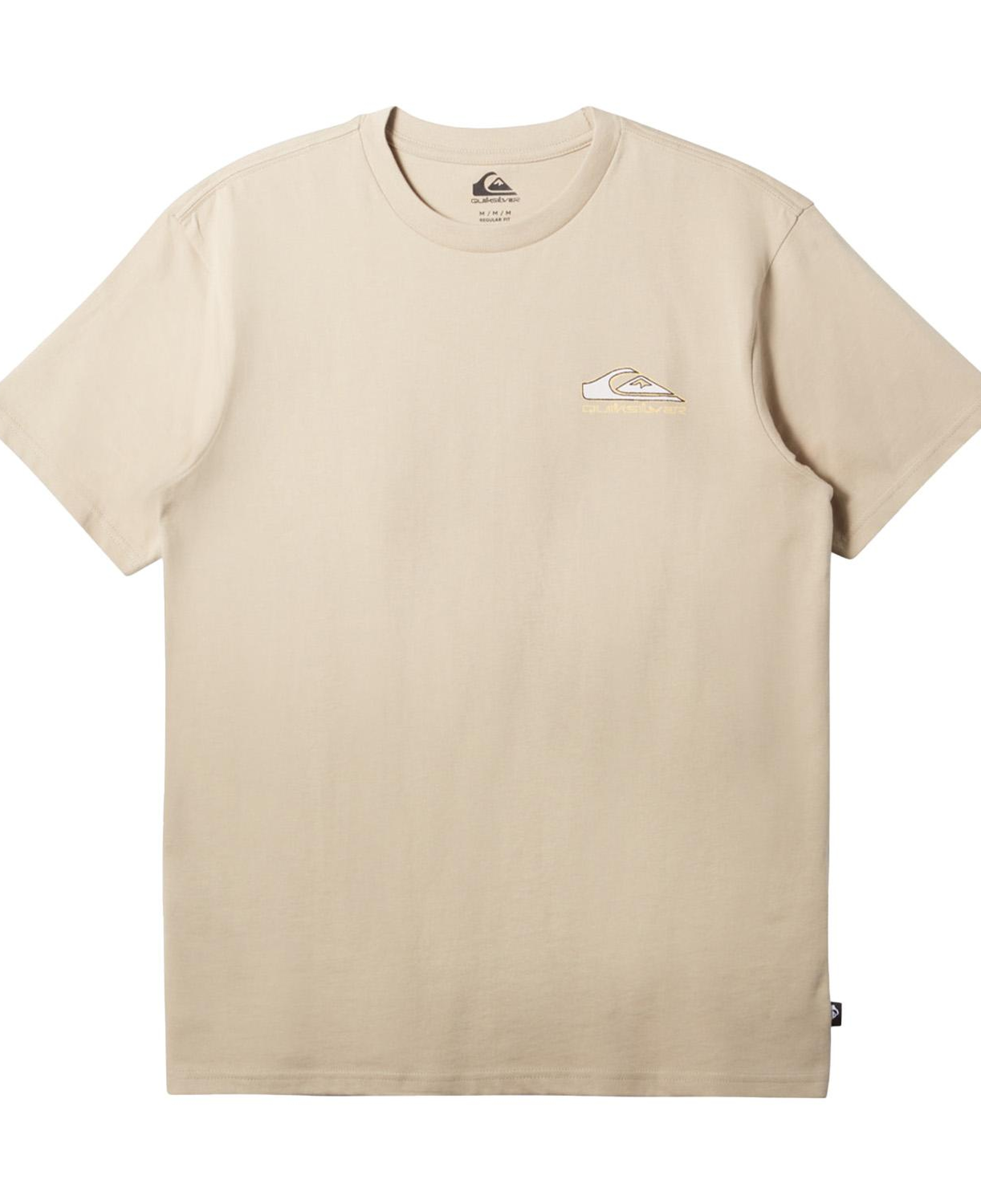 Quiksilver Step Up Mor Erkek Bej Tişört