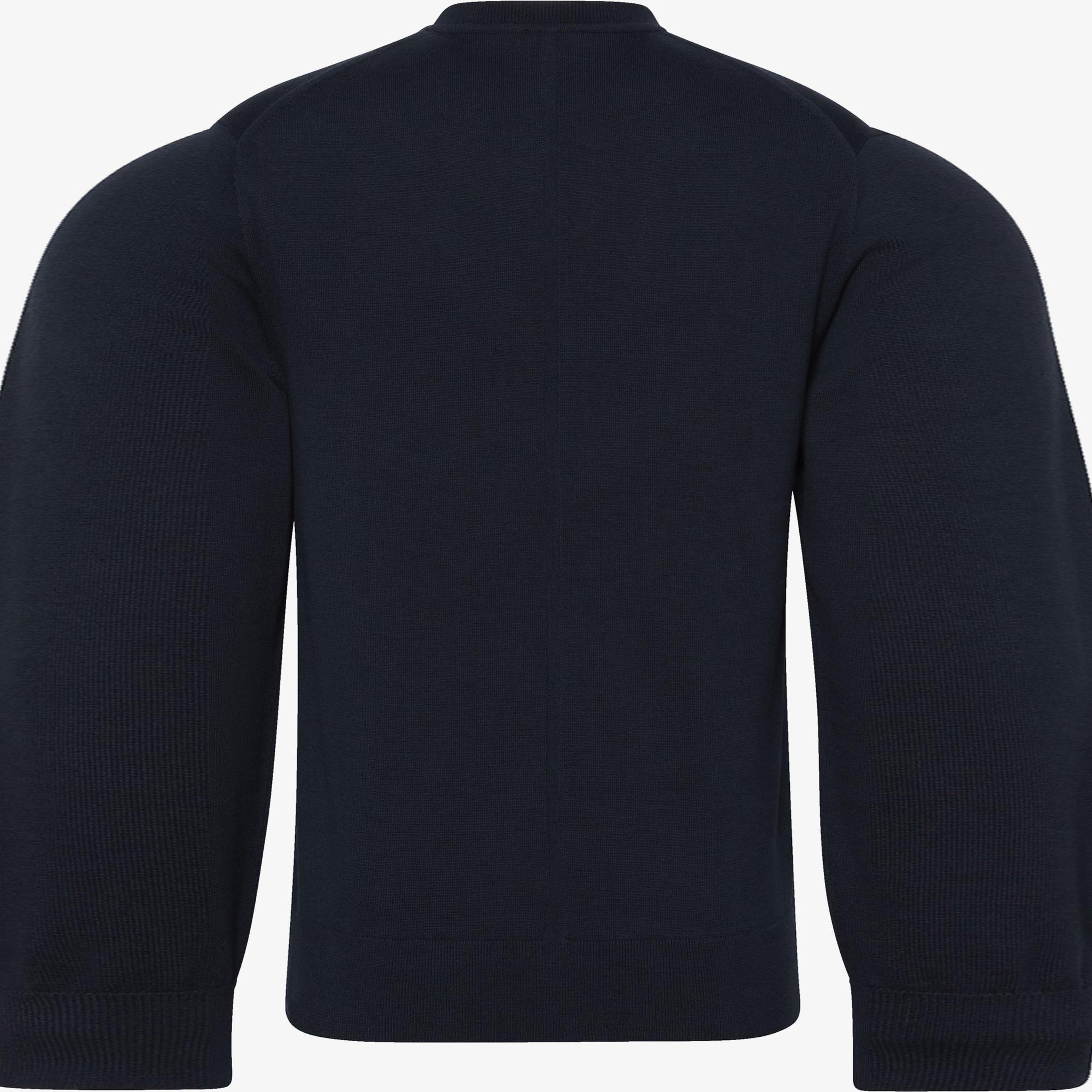 Calvin Klein Supima Cotton Crew Erkek Mavi Triko