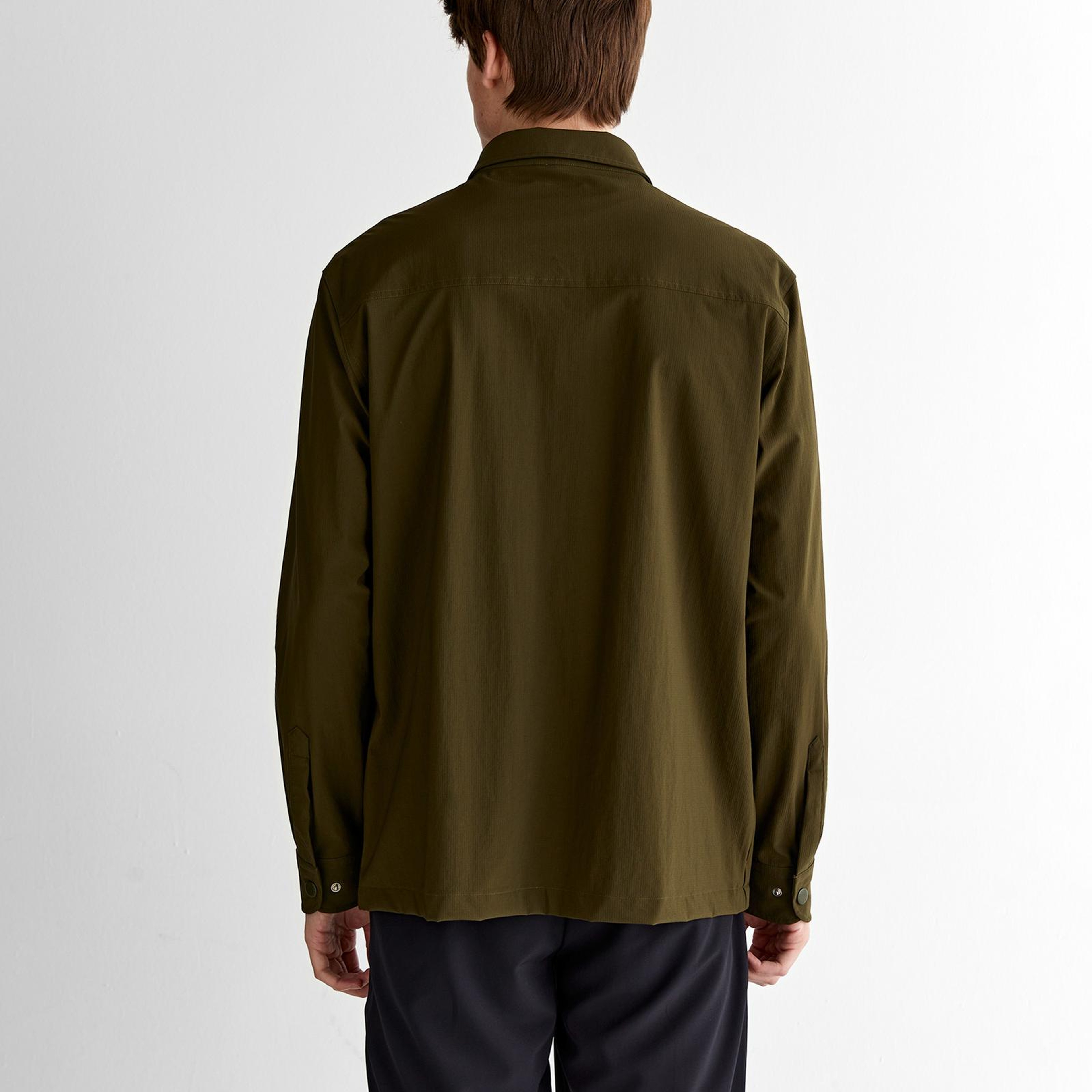 GANT Erkek Yeşil Relaxed Fit Klasik Yaka Gömlek