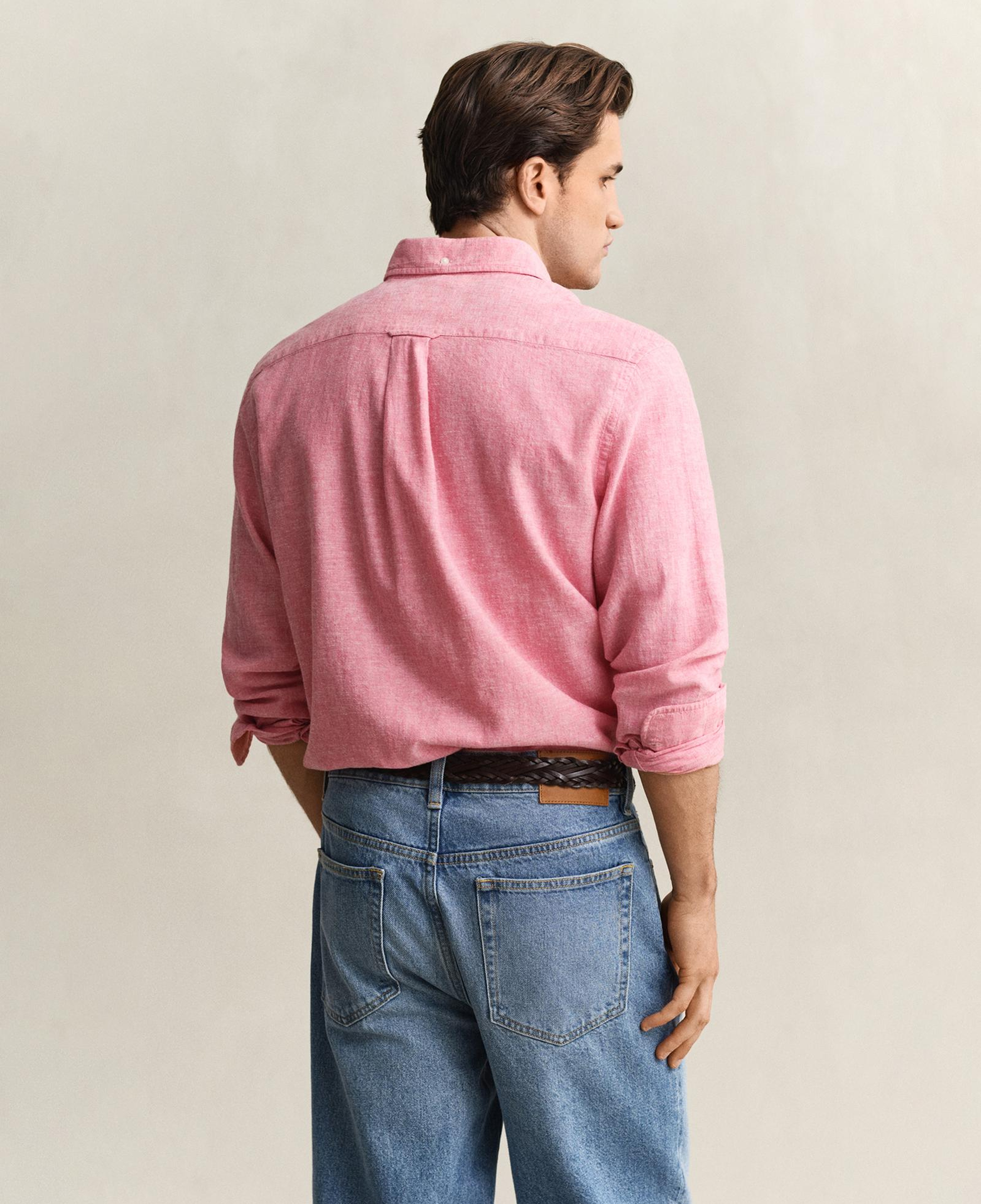 GANT Erkek Pembe Regular Fit Logolu Gömlek