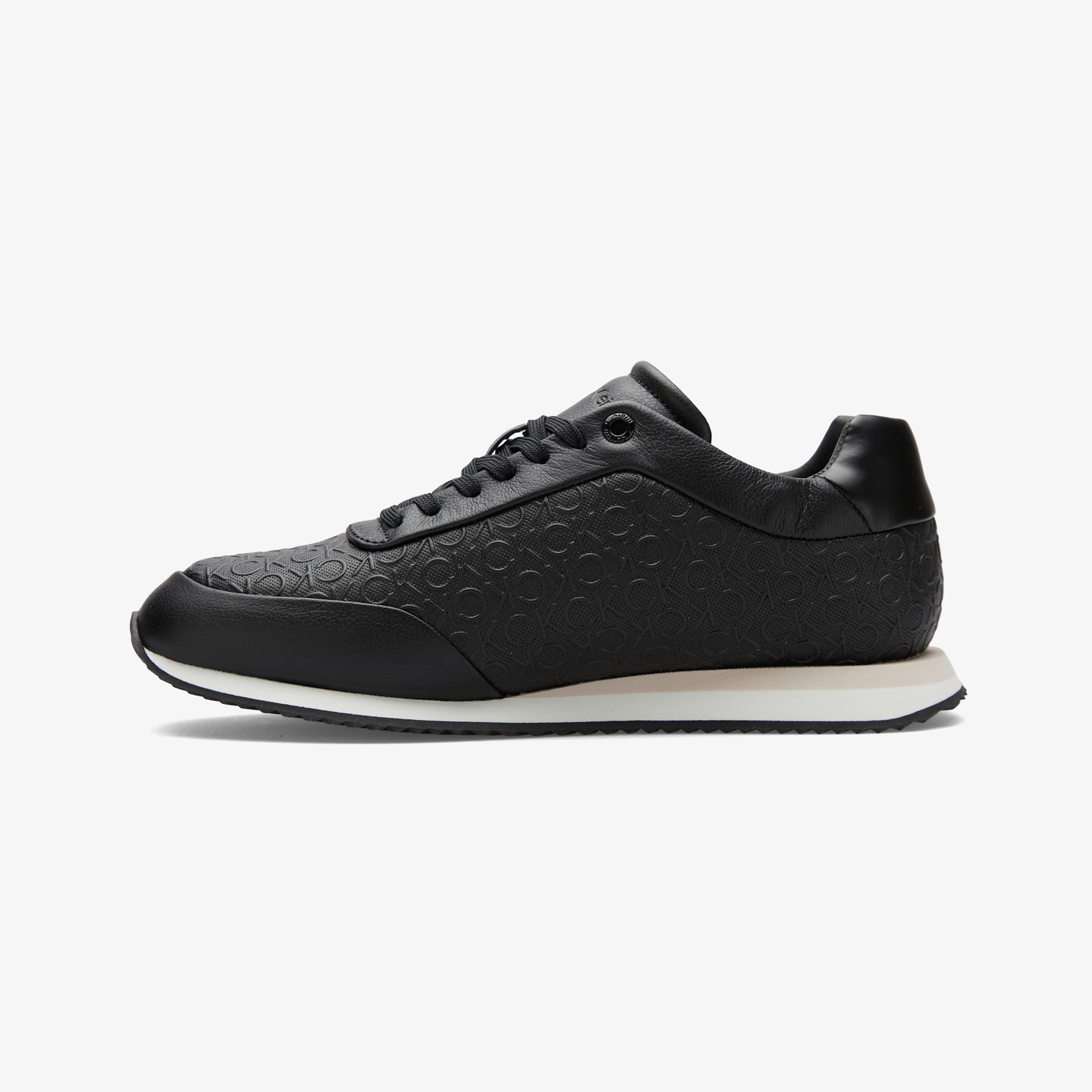 Calvin Klein Runner Lace Up Mono Kadın Siyah Sneaker
