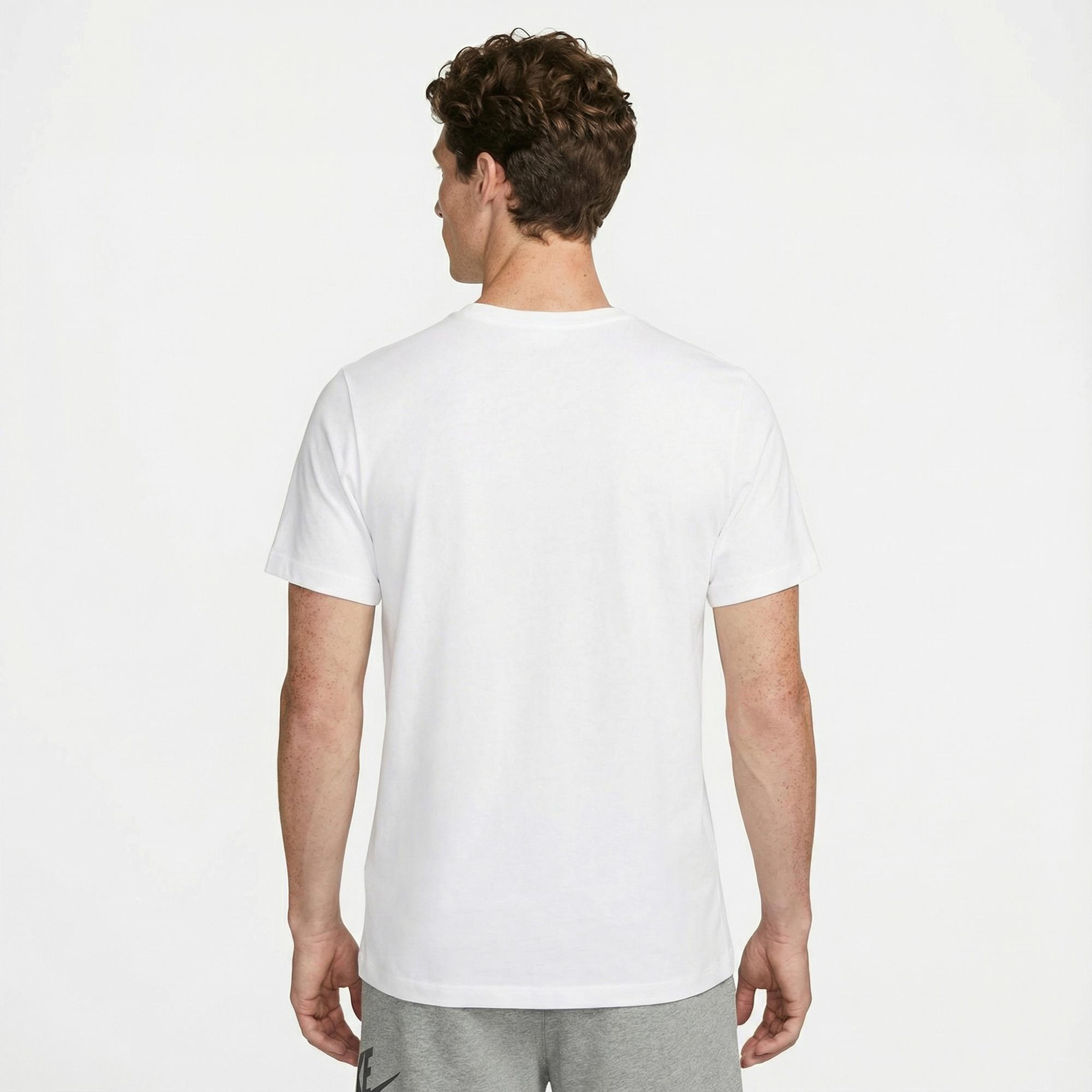 Nike Sportswear Icon Futura Erkek Beyaz T-Shirt