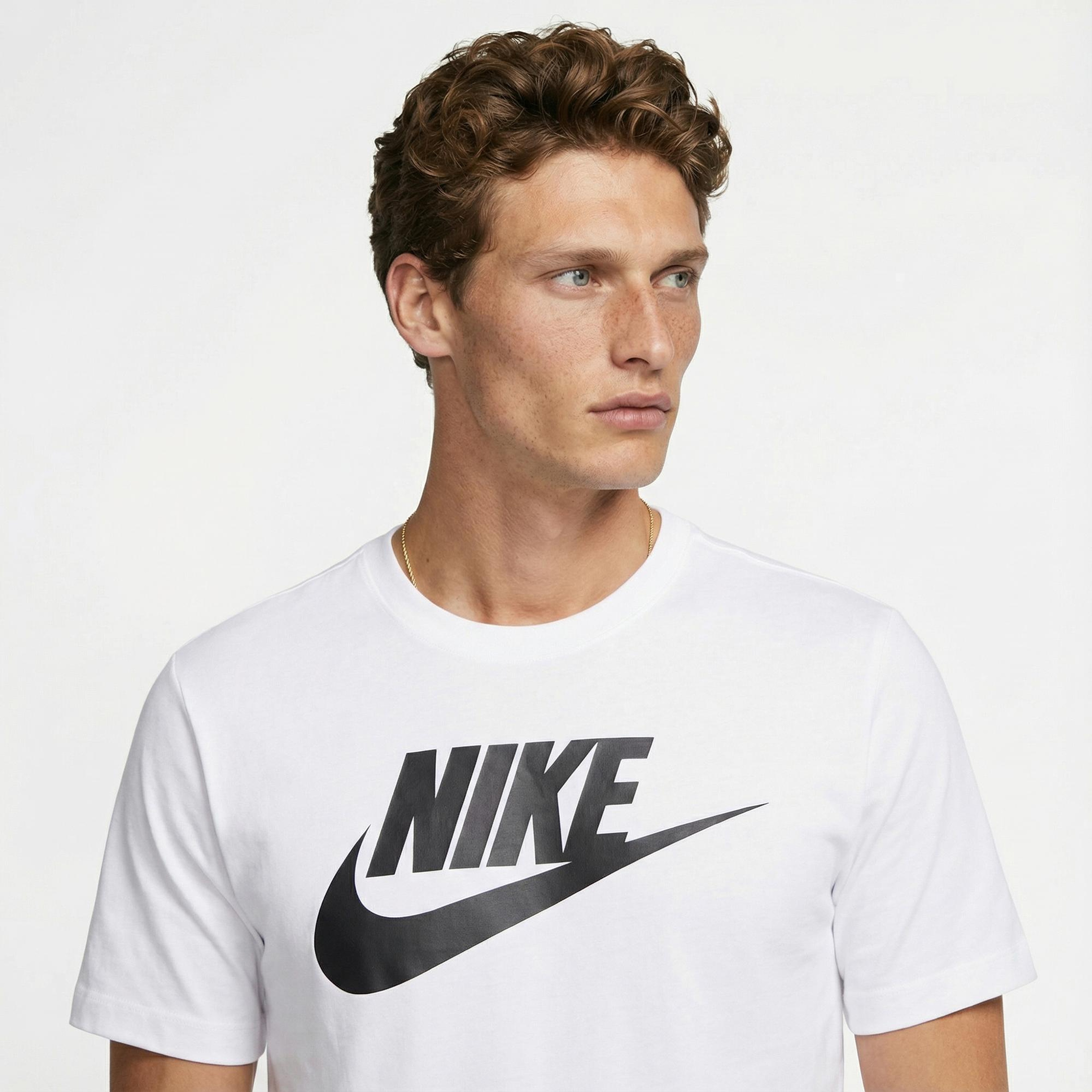 Nike Sportswear Icon Futura Erkek Beyaz T-Shirt