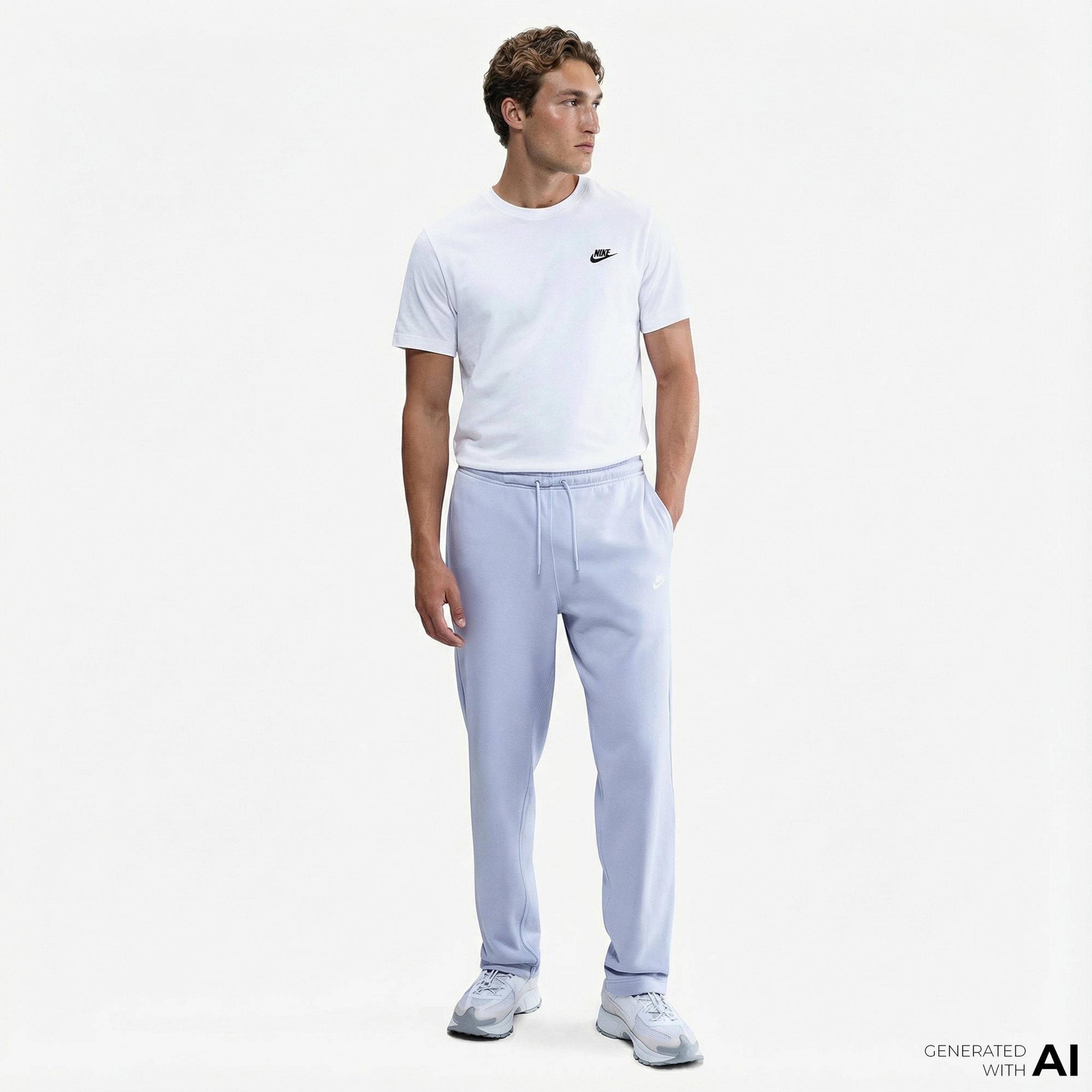 Nike Club Erkek Gri Eşofman Altı