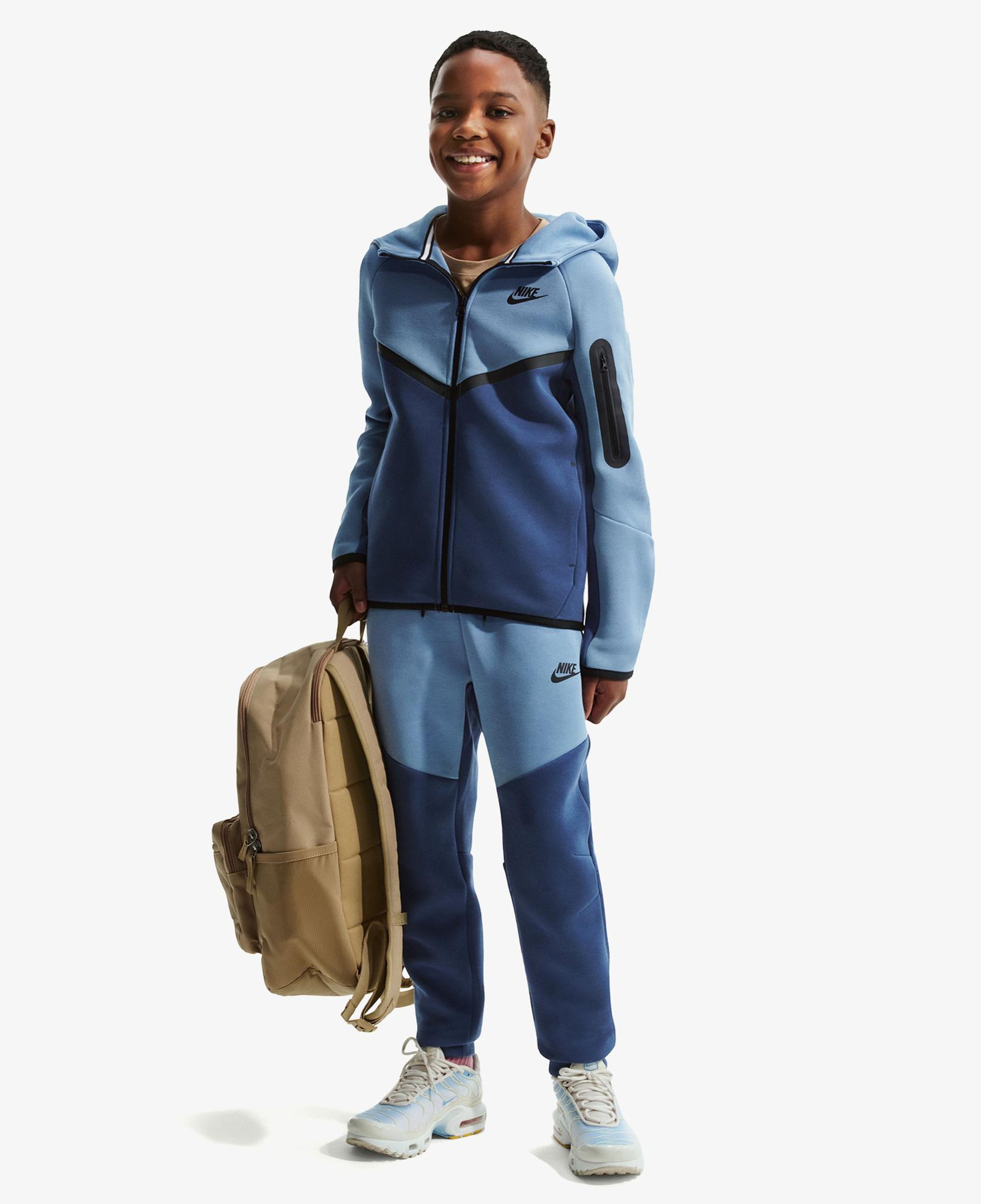 Nike Sportswear Tech Fleece Çocuk Mavi Eşofman Üstü