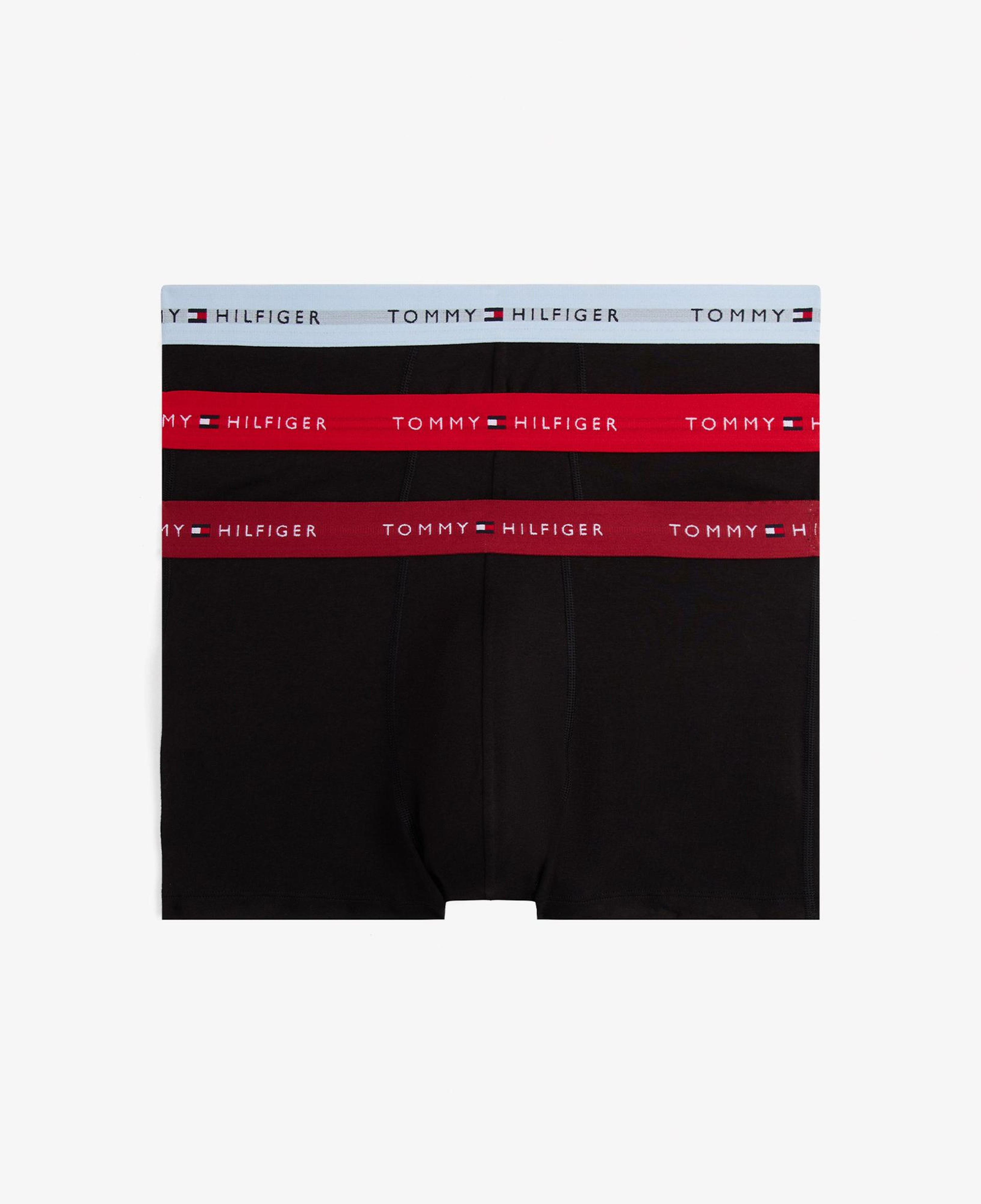 Tommy Hilfiger Trunk Erkek 3'lü Siyah Boxer