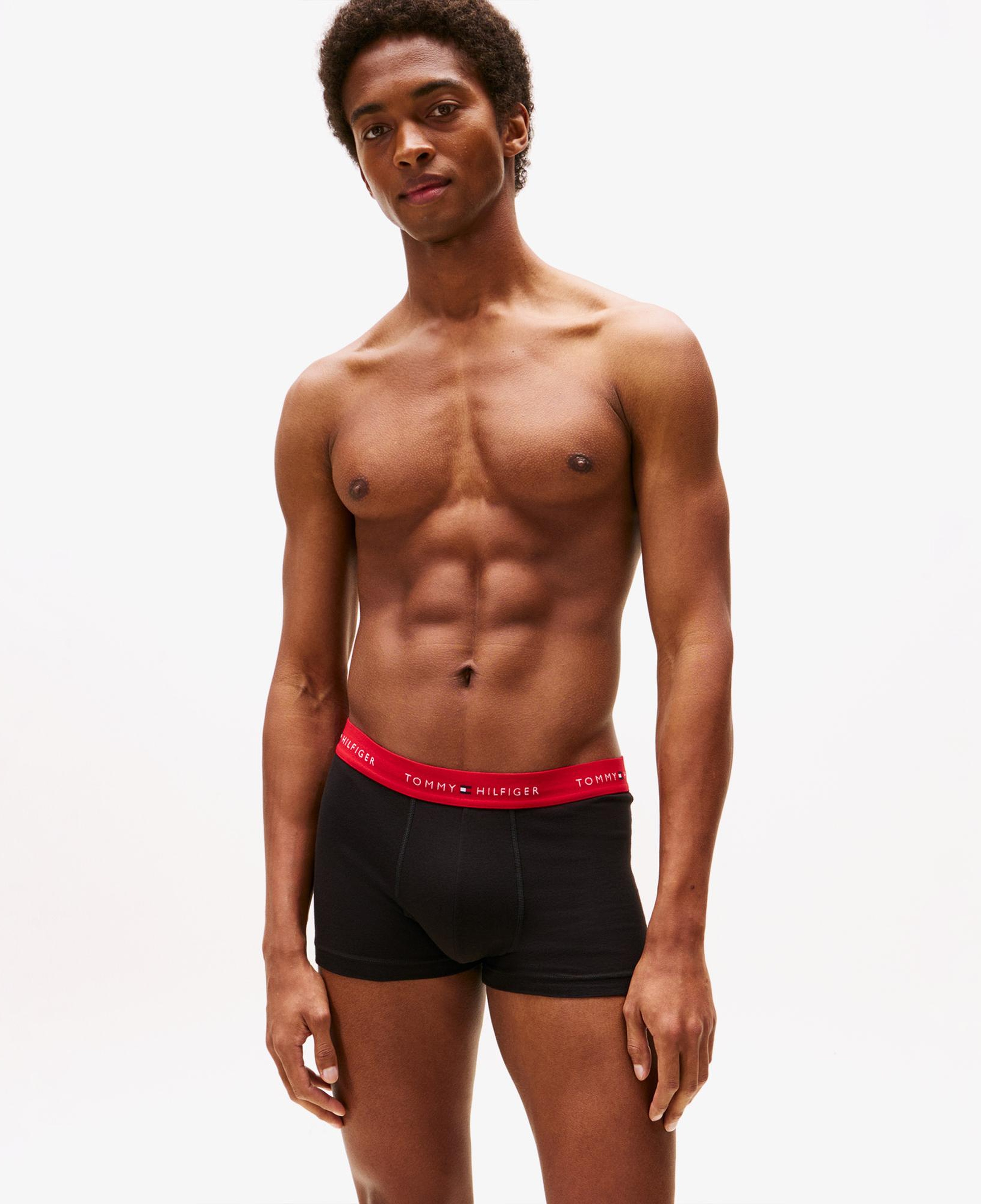 Tommy Hilfiger Trunk Erkek 3'lü Siyah Boxer