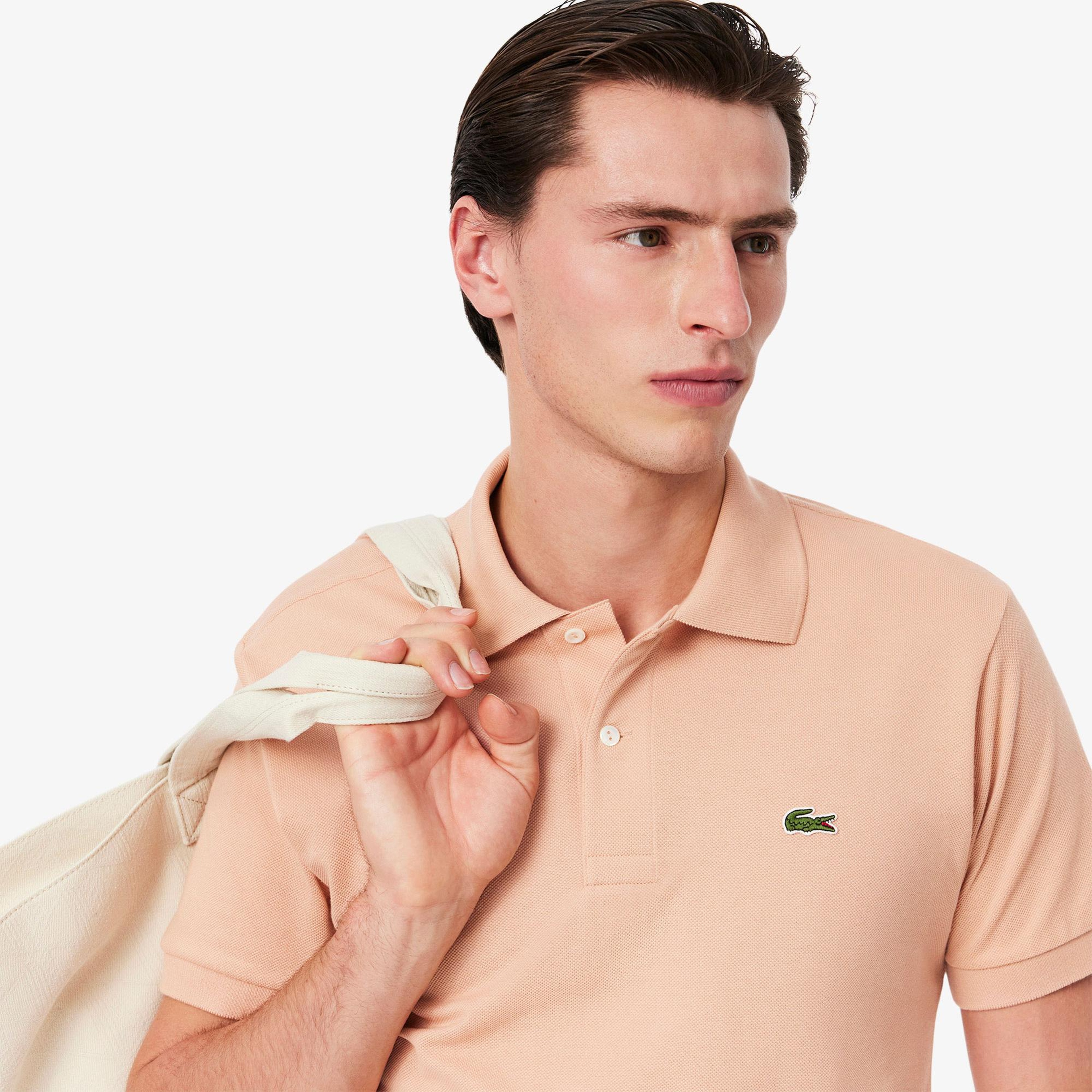 Lacoste L.12.12 Erkek Classic Fit Bej Polo