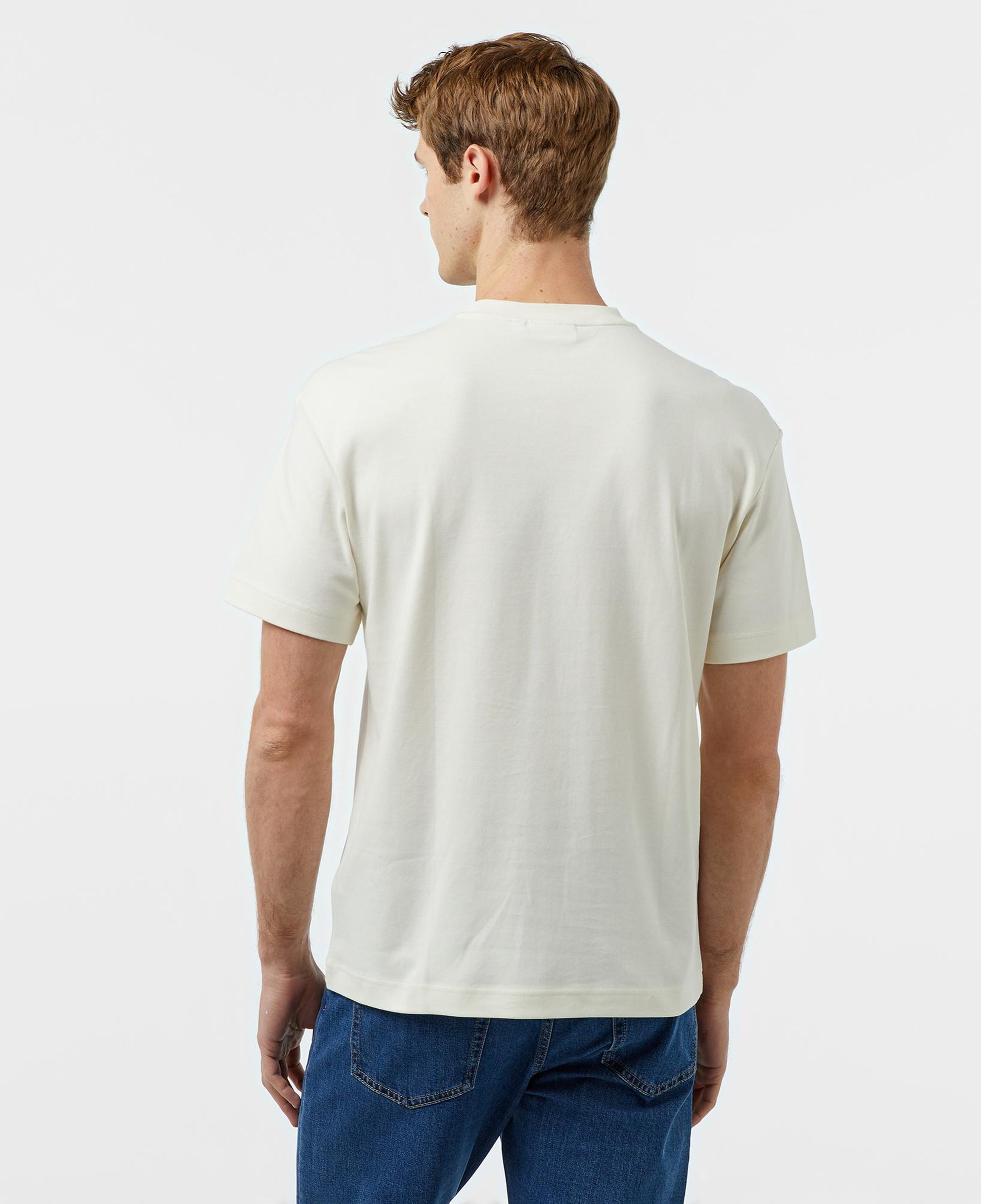 Calvin Klein Nano Logo Interlock Erkek Beyaz T-Shirt