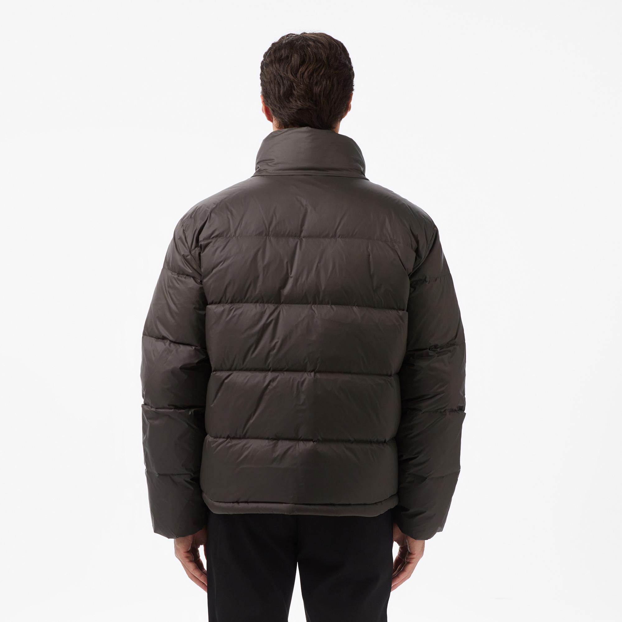 Calvin Klein Nylon Down Puffer Erkek Gri Mont