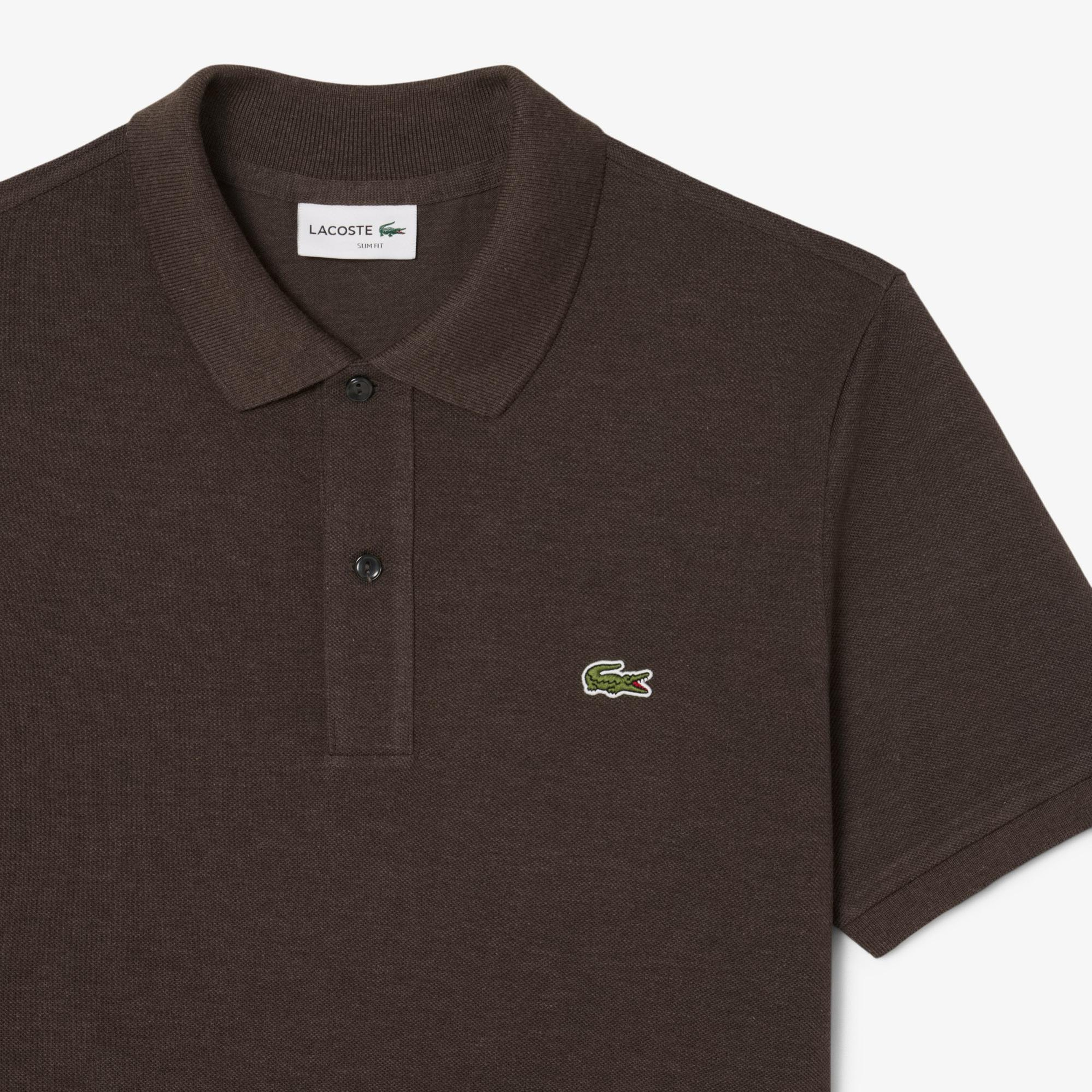 Lacoste L.12.12 Erkek Slim Fit Kahverengi Polo