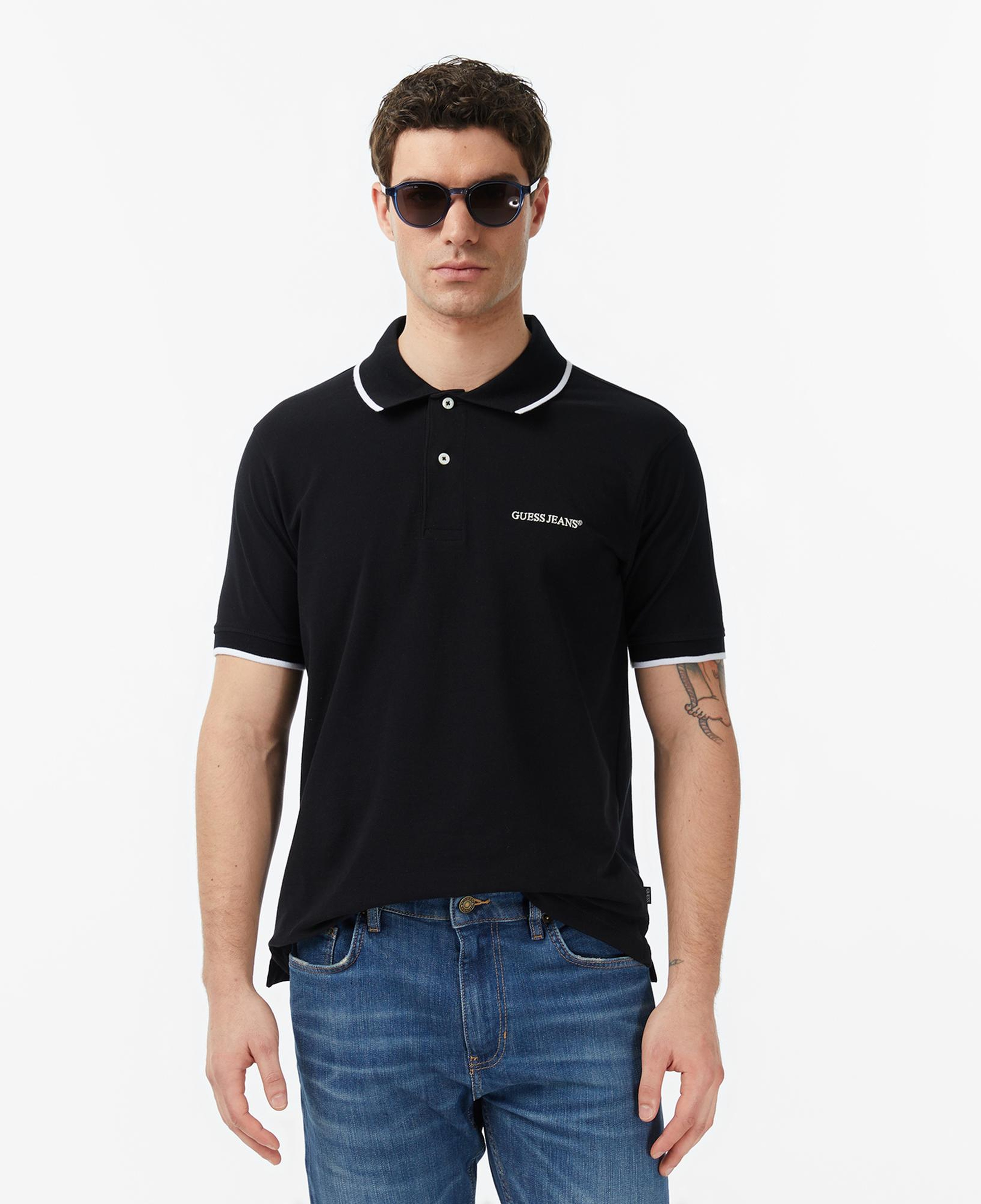 Guess Jeans Embro Regular Fit Erkek Renkli Polo