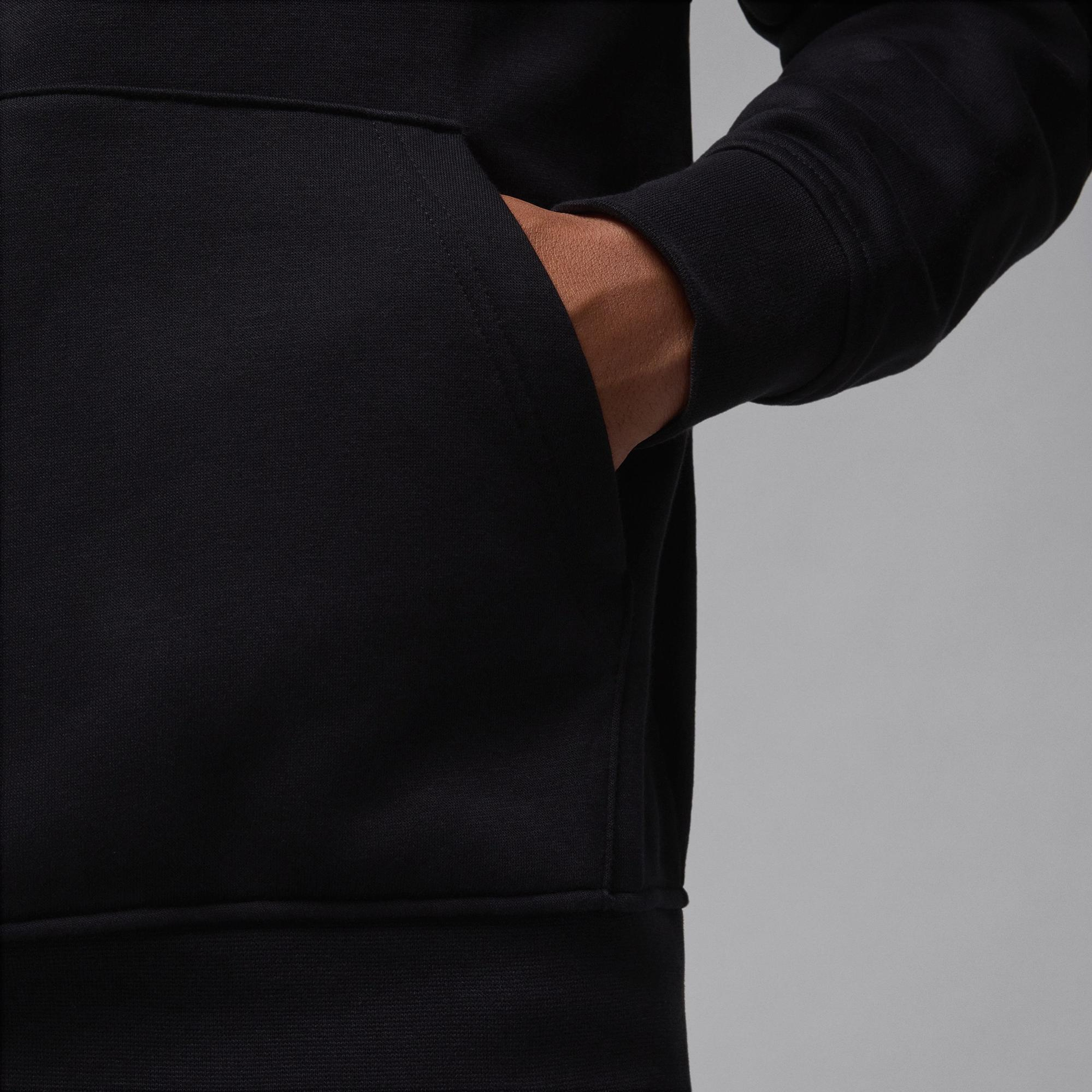 Jordan Brooklyn Fleece Erkek Siyah Kapüşonlu Sweatshirt